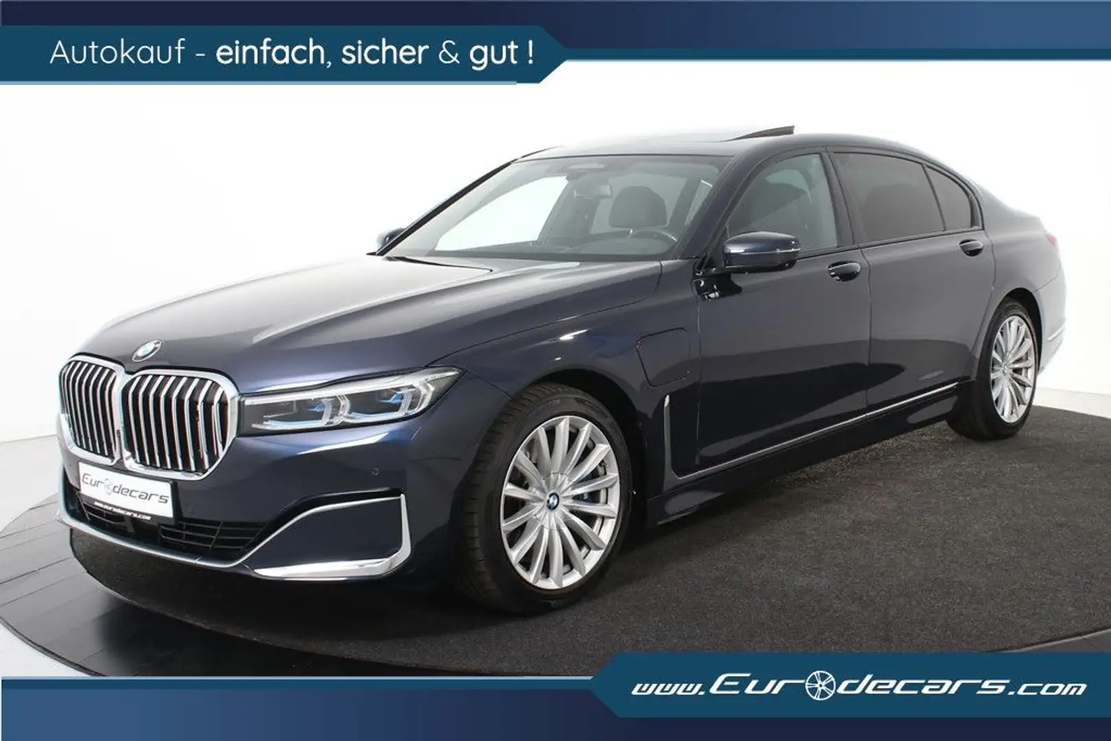BMW 745 Le xDrive *360*HUD*Massage*VOLL* Blau - 1