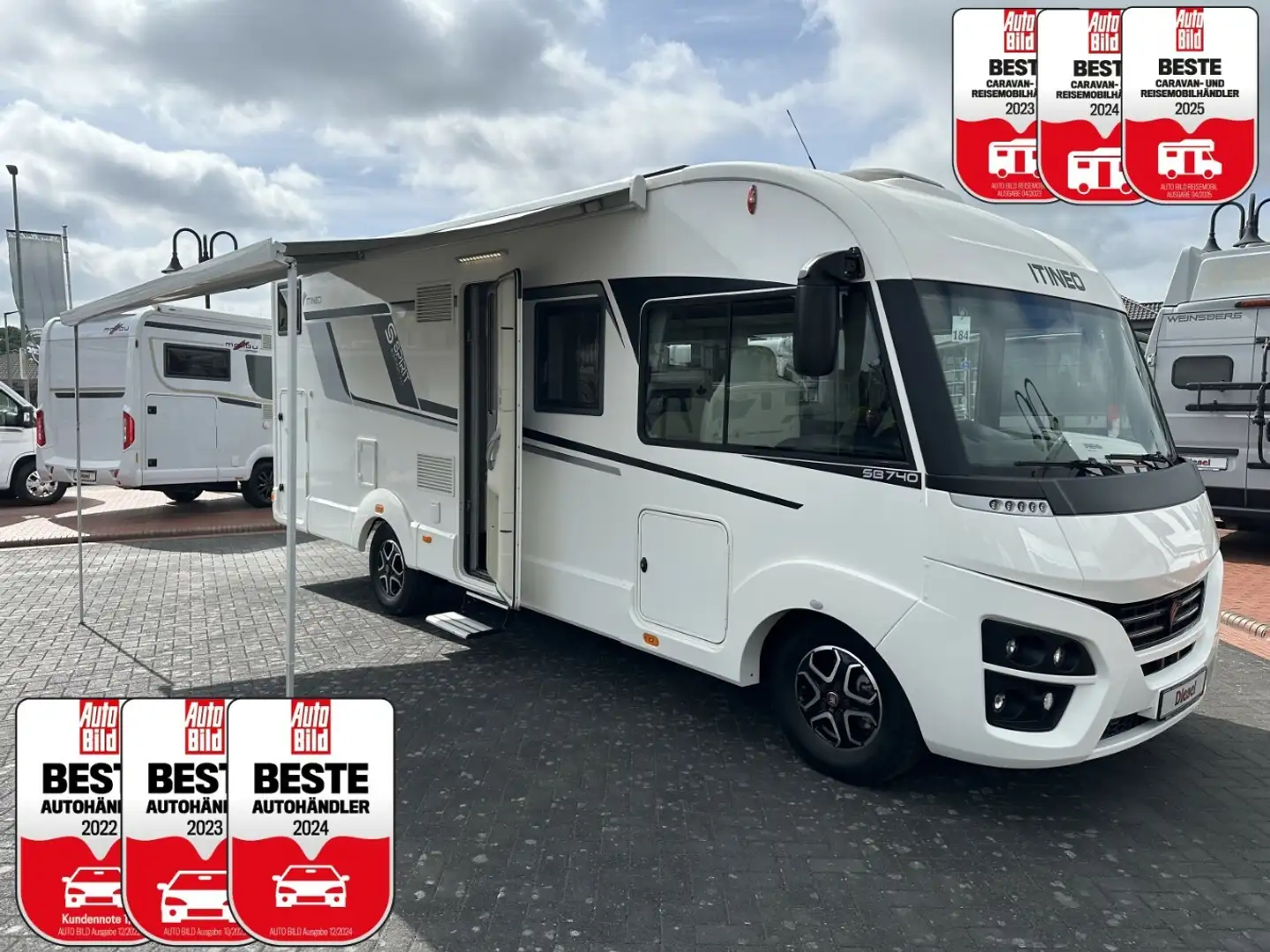 Itineo SB 740 9G-Automatik Das Familienwohnmobil! +2xKlim Wit - 1