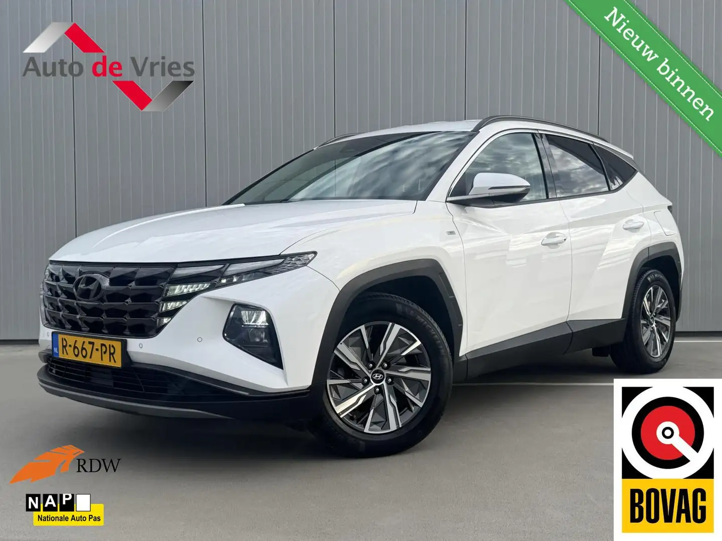 Hyundai TUCSON 1.6 T-GDI MHEV Comfort Smart|Trekhaak|NL-Auto Wit - 1