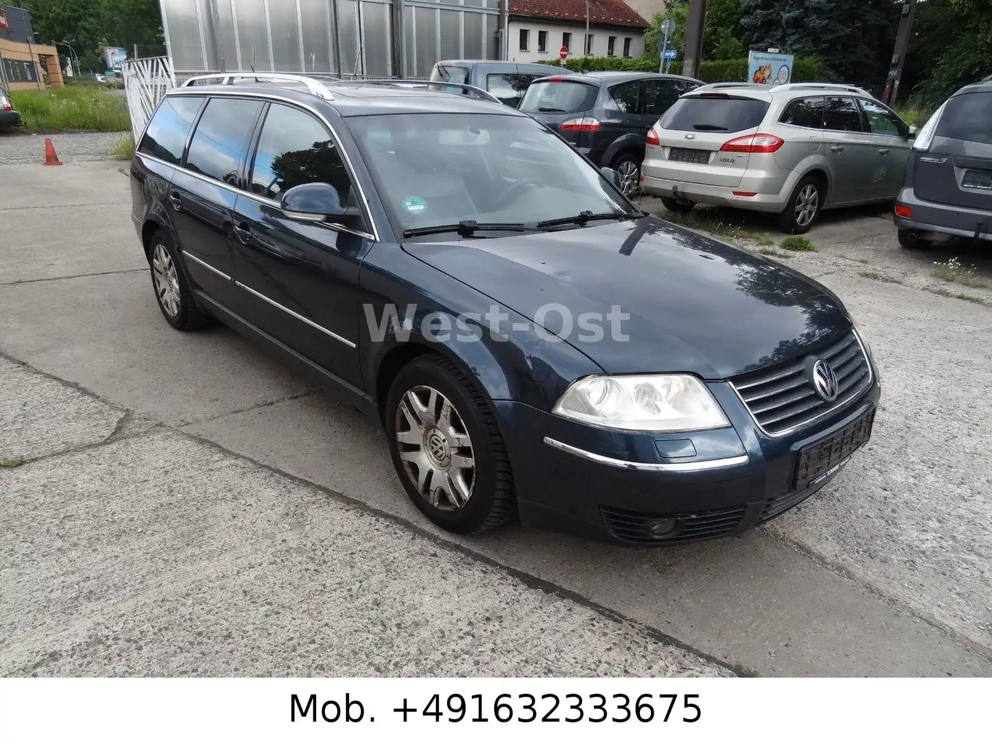Volkswagen Passat Variant V6 TDI Highline 4Motion Leder AHK Kék - 2