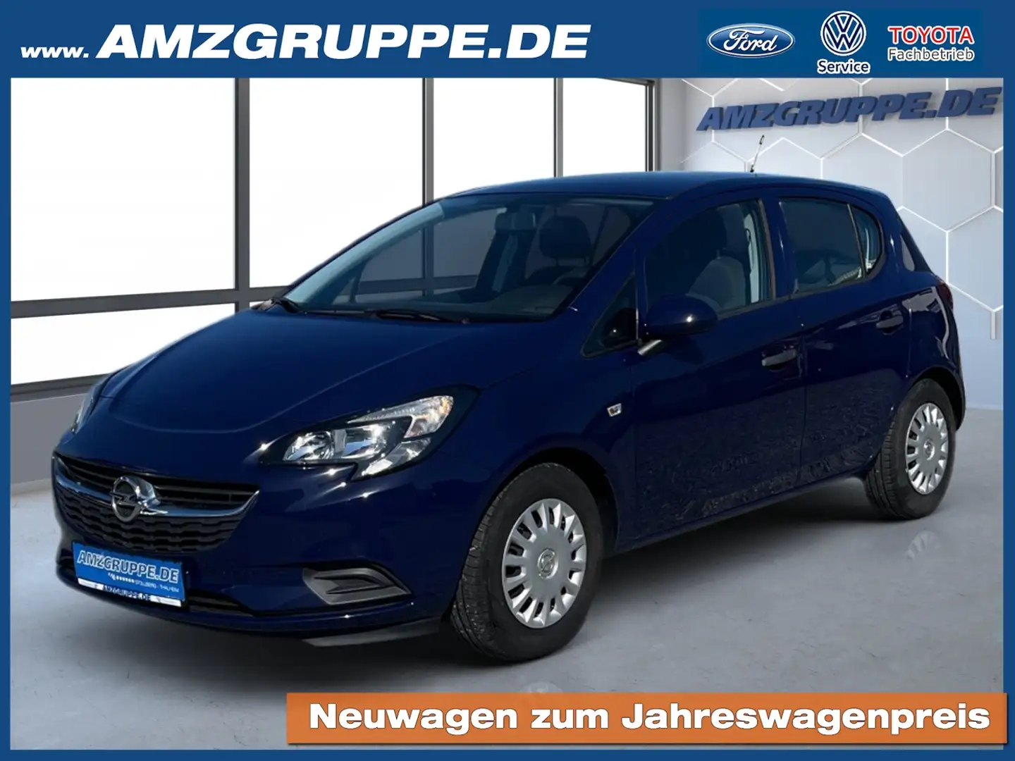Opel Corsa 1.2 5tg Selection Klima+City-Lenkung Bleu - 1