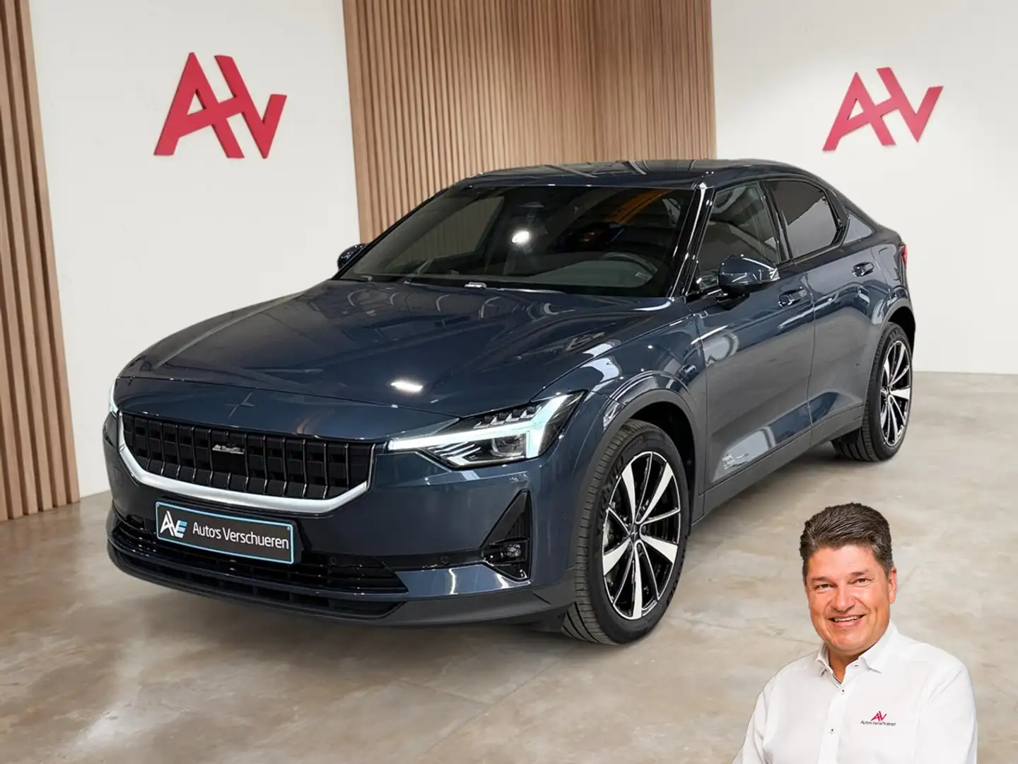 Polestar 2 Single Motor Long Range 78kWh ** Memory | Blauw - 1