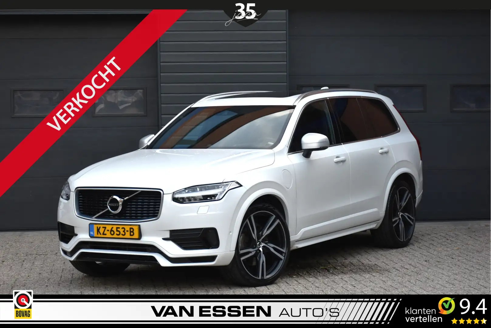 Volvo XC90 2.0 T8 Twin Engine AWD R-Design Luchtvering Trekha Blanco - 1