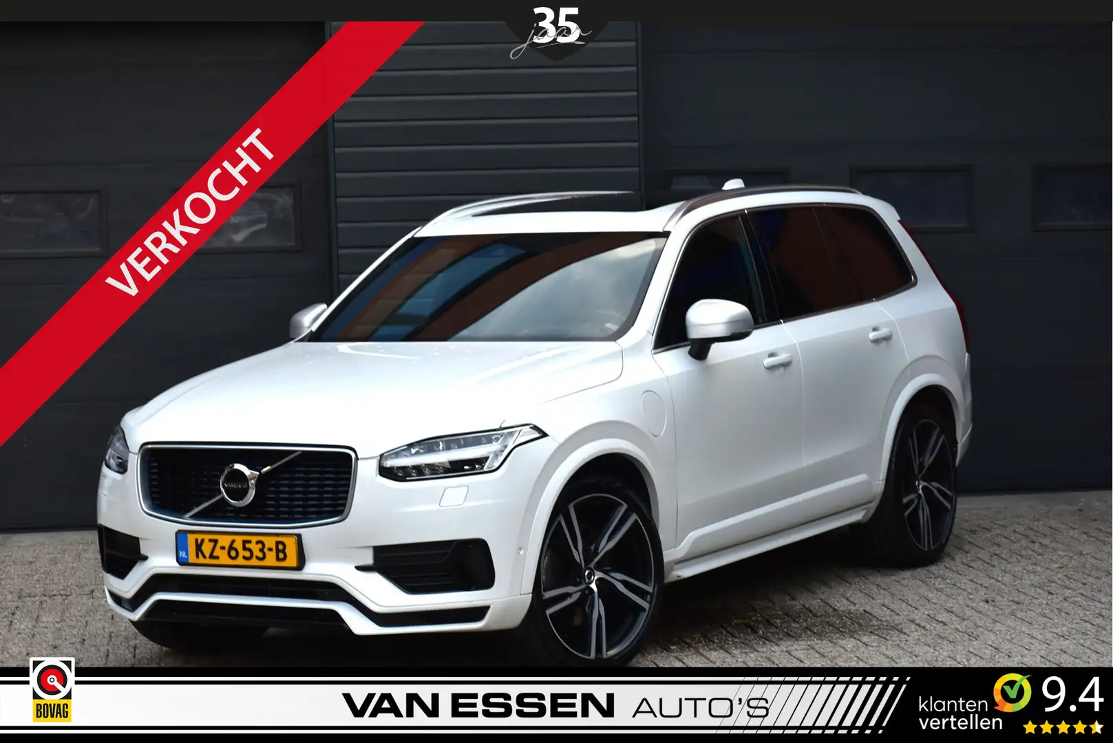 Volvo XC90 2.0 T8 Twin Engine AWD R-Design Luchtvering Trekha Blanco - 2