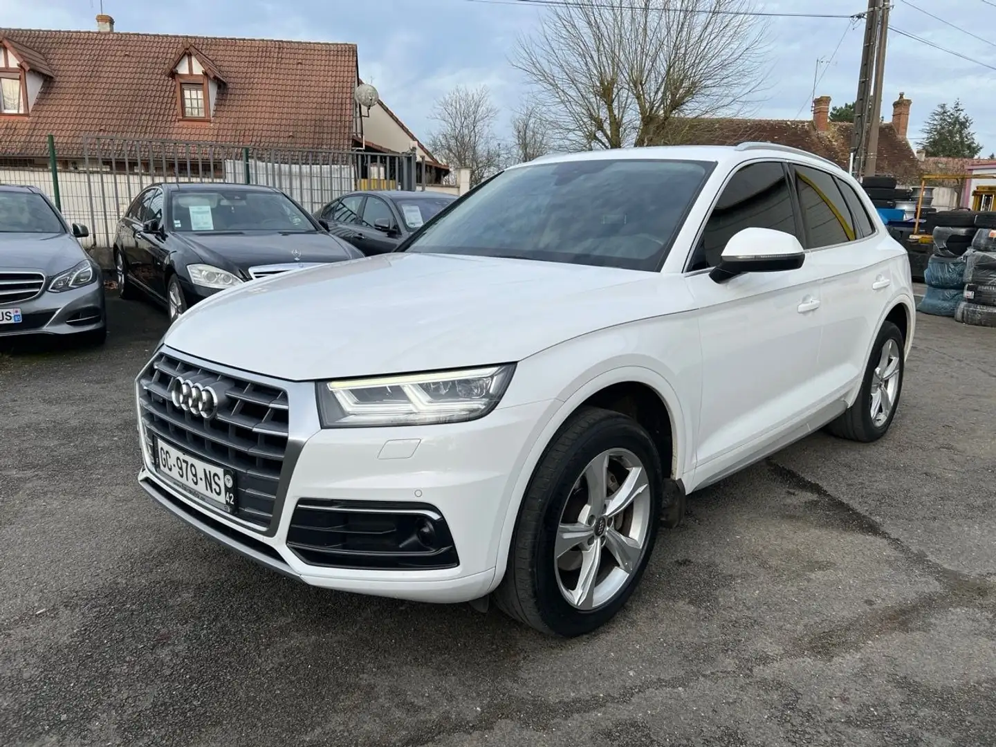 Audi Q5 40 TDI 190CH DESIGN LUXE QUATTRO S TRONIC 7 EURO6D-T Weiß - 2
