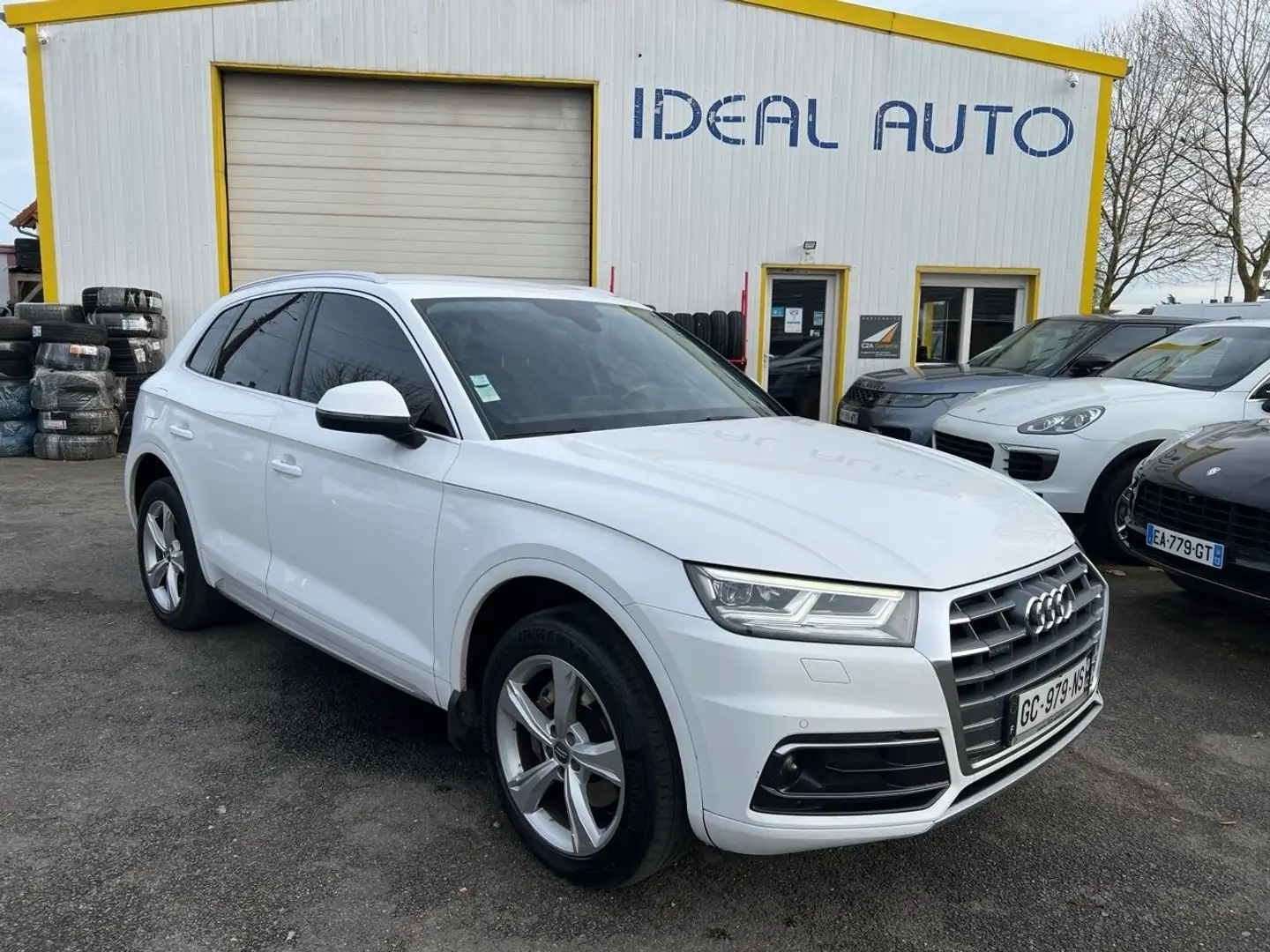 Audi Q5 40 TDI 190CH DESIGN LUXE QUATTRO S TRONIC 7 EURO6D-T Weiß - 1