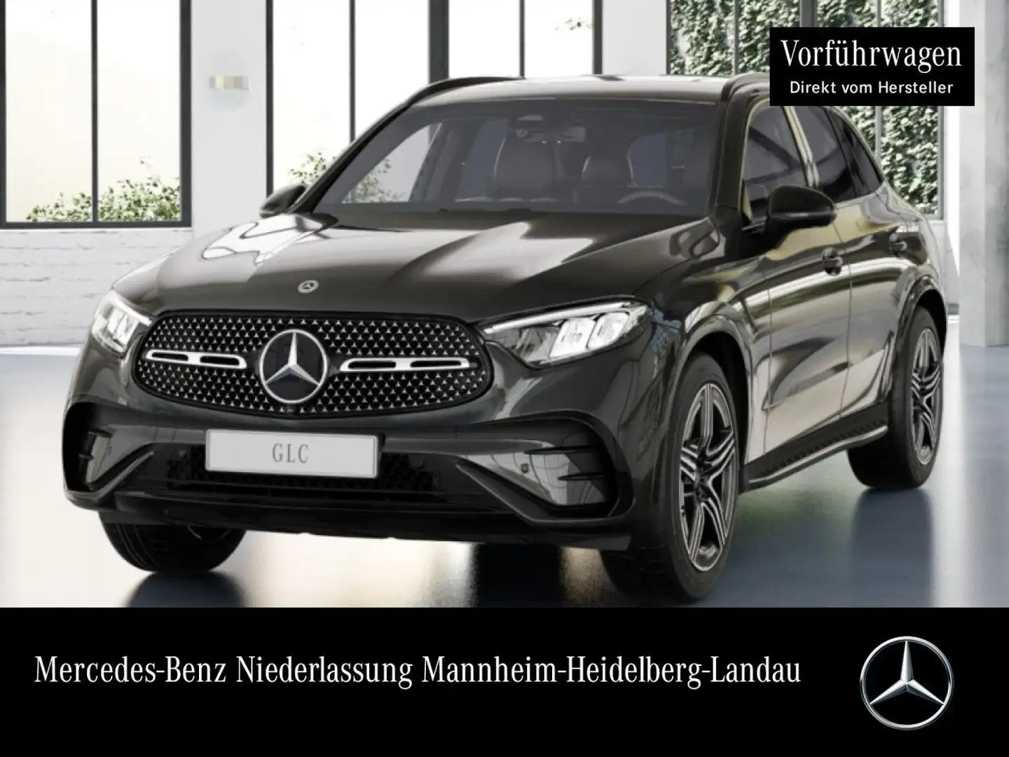 Mercedes-Benz GLC 220 d 4M AMG+NIGHT+360+AHK+LED+TOTW+KEYLESS+9G Grau - 1
