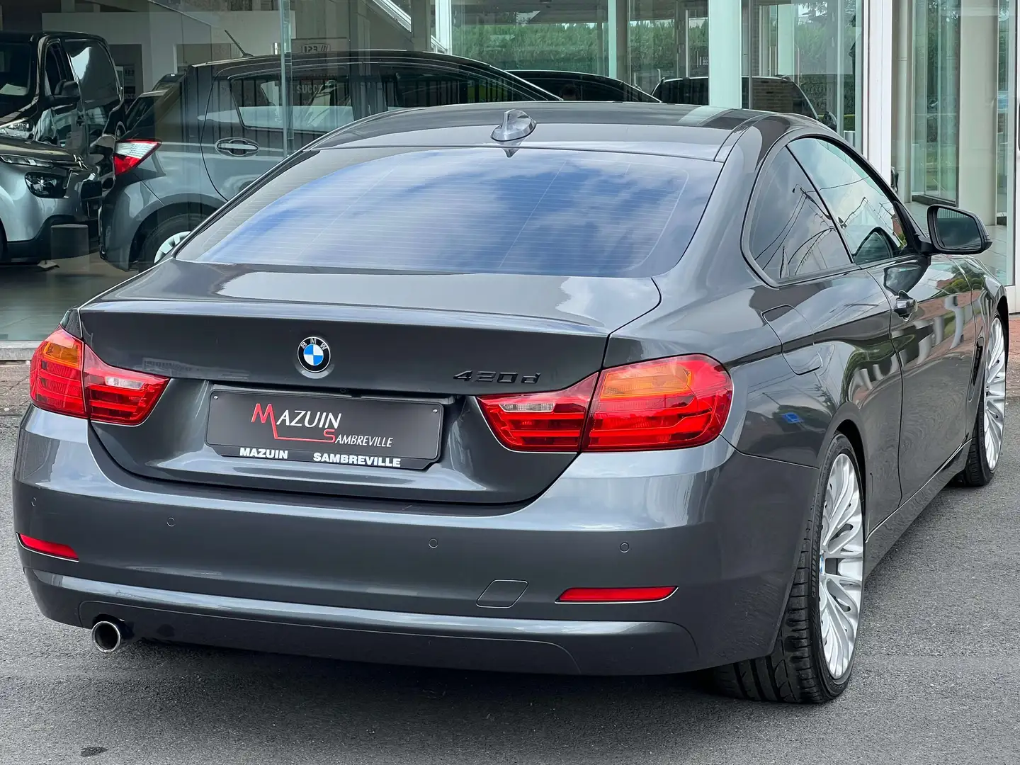 BMW 420 Coupé dAS * M-Sport * Shadow Line * JA 19\u0027\u0 Gris - 2