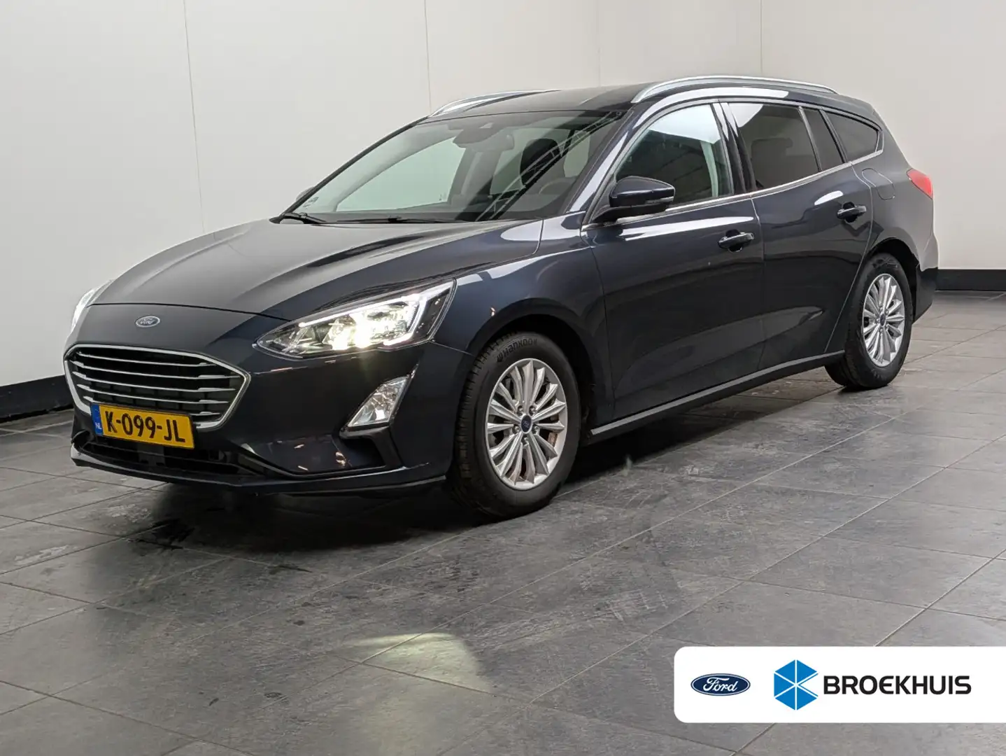 Ford Focus Wagon 1.0 Hybrid Titanium X Business | Trekhaak | Bleu - 1
