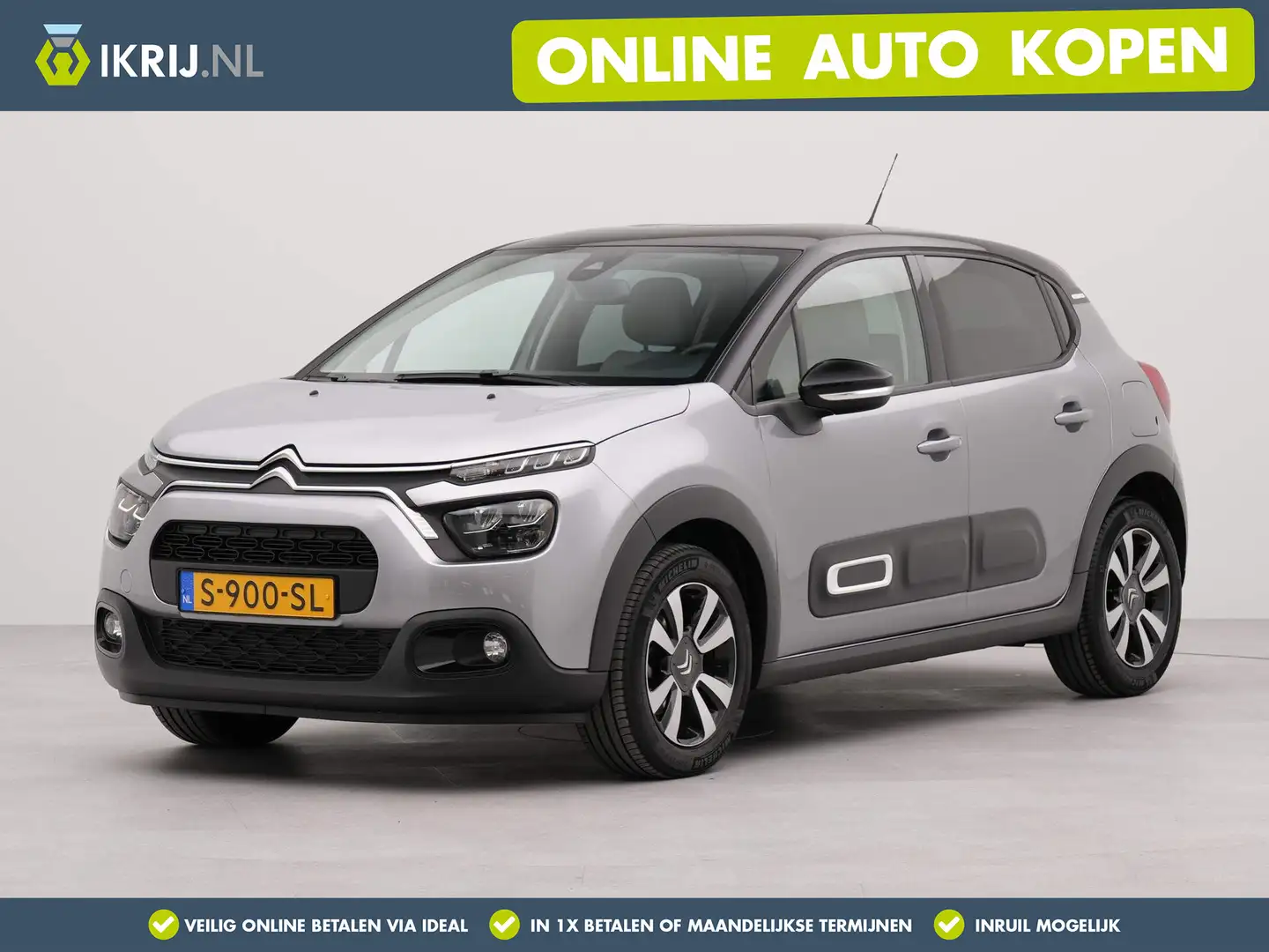 Citroen C3 1.2 PureTech Feel Edition | Navigatie by App | Air Grijs - 1