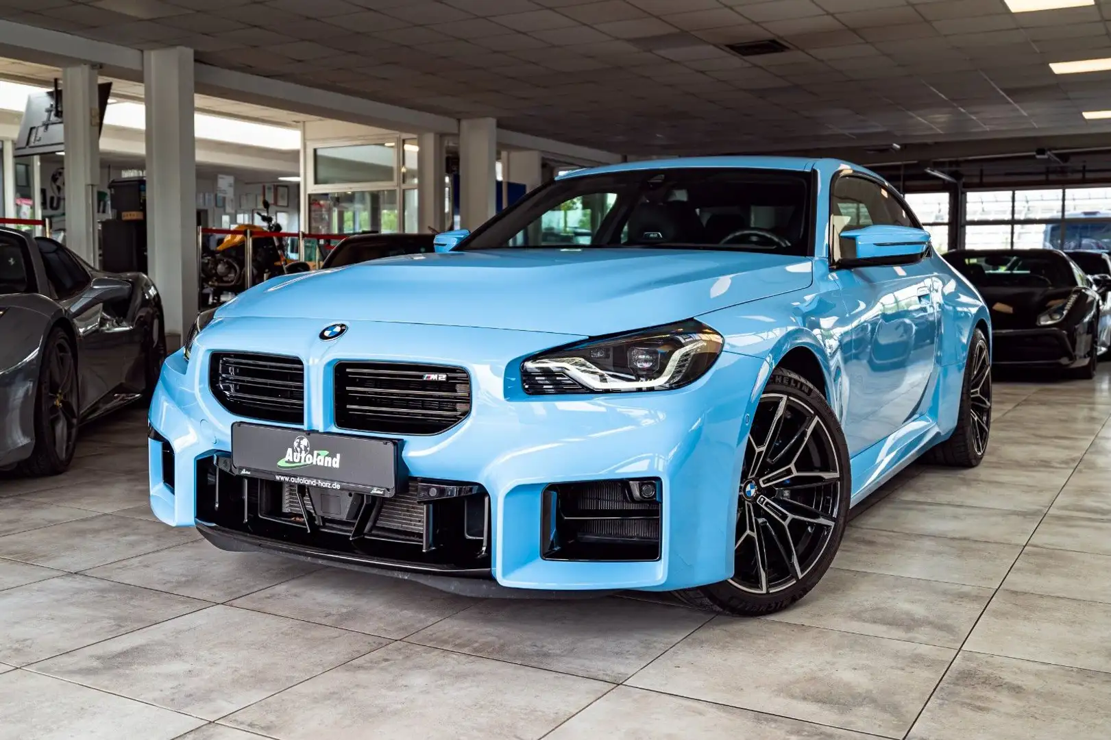 BMW M2 Aut.*H&K*LED*Memory*ACC*M Zandvoort Blau*VOLL Blauw - 1