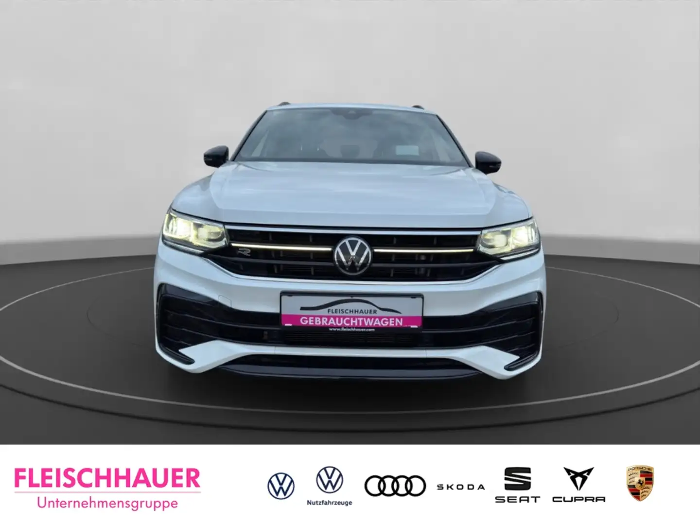 Volkswagen Tiguan Allspace R Line BlackStyle RFK Harman-Kardon Business Leder Weiß - 2