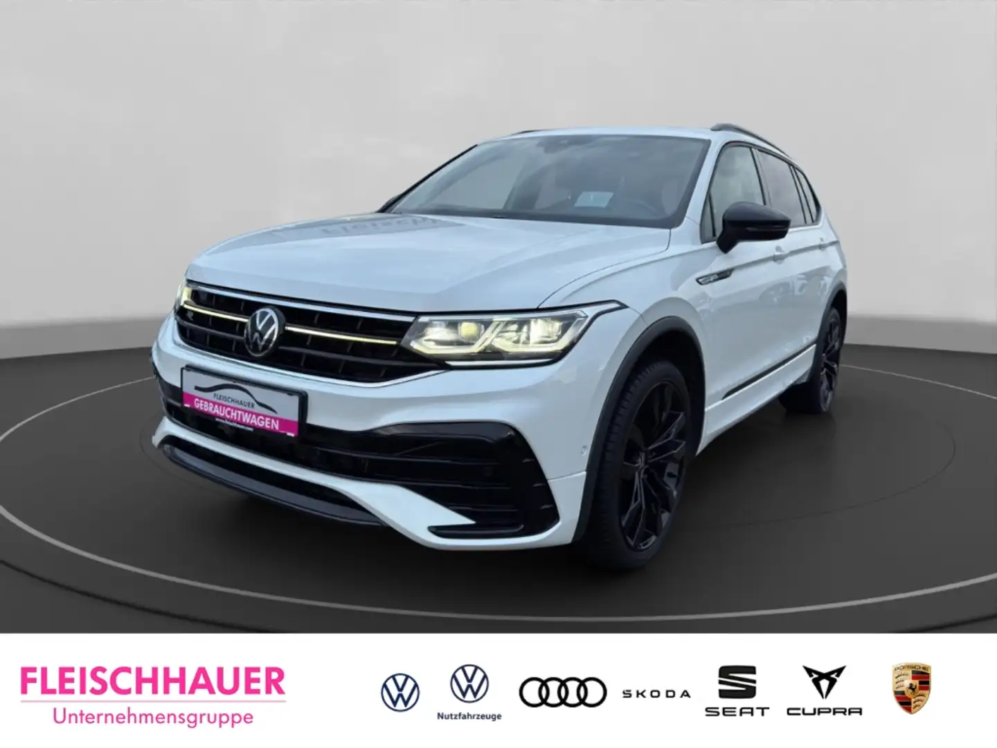 Volkswagen Tiguan Allspace R Line BlackStyle RFK Harman-Kardon Business Leder Weiß - 1