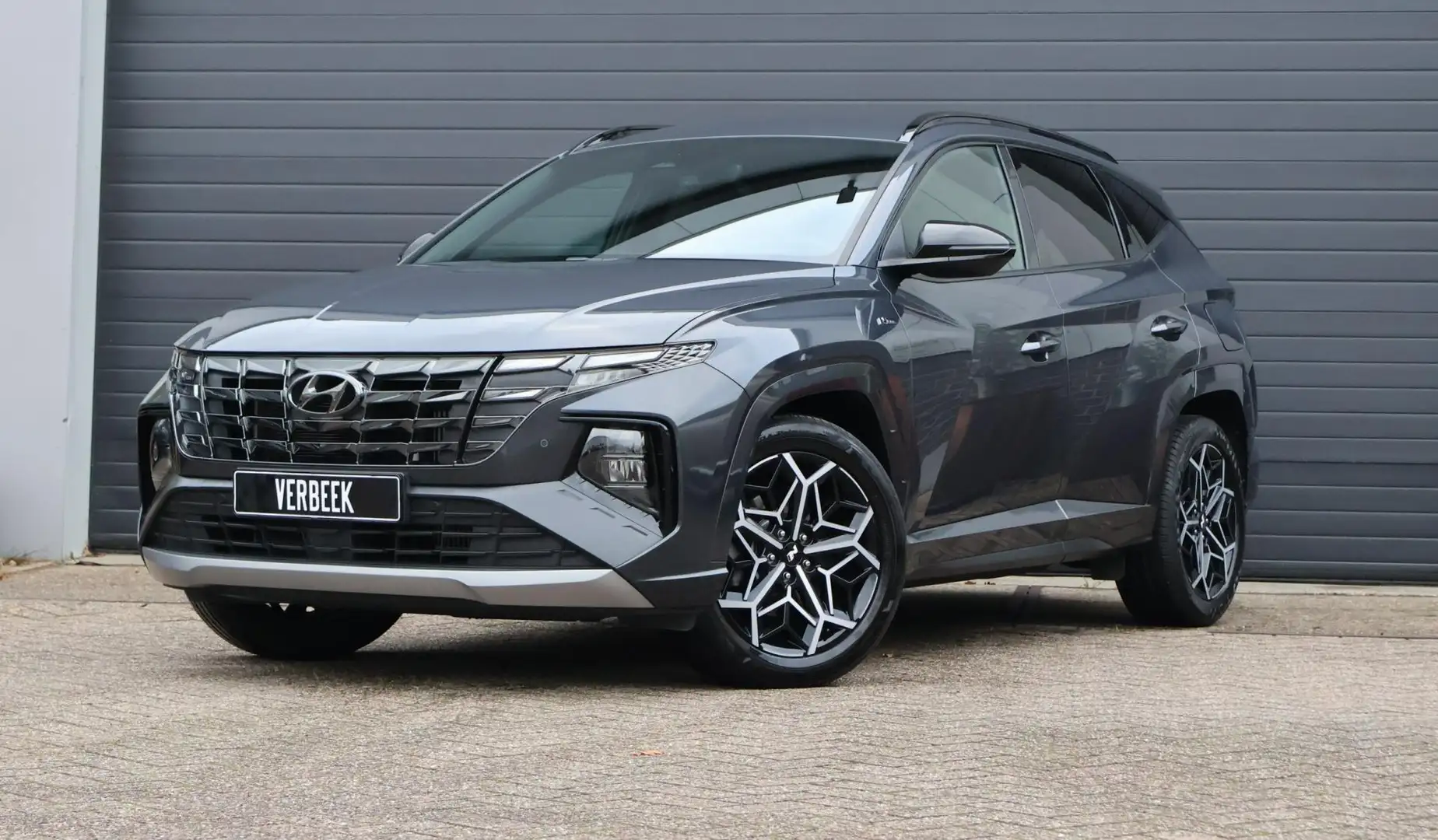 Hyundai TUCSON 1.6 T-GDI HEV N Line Sky Camera/Adapt.cruise/PDC/T Gris - 2