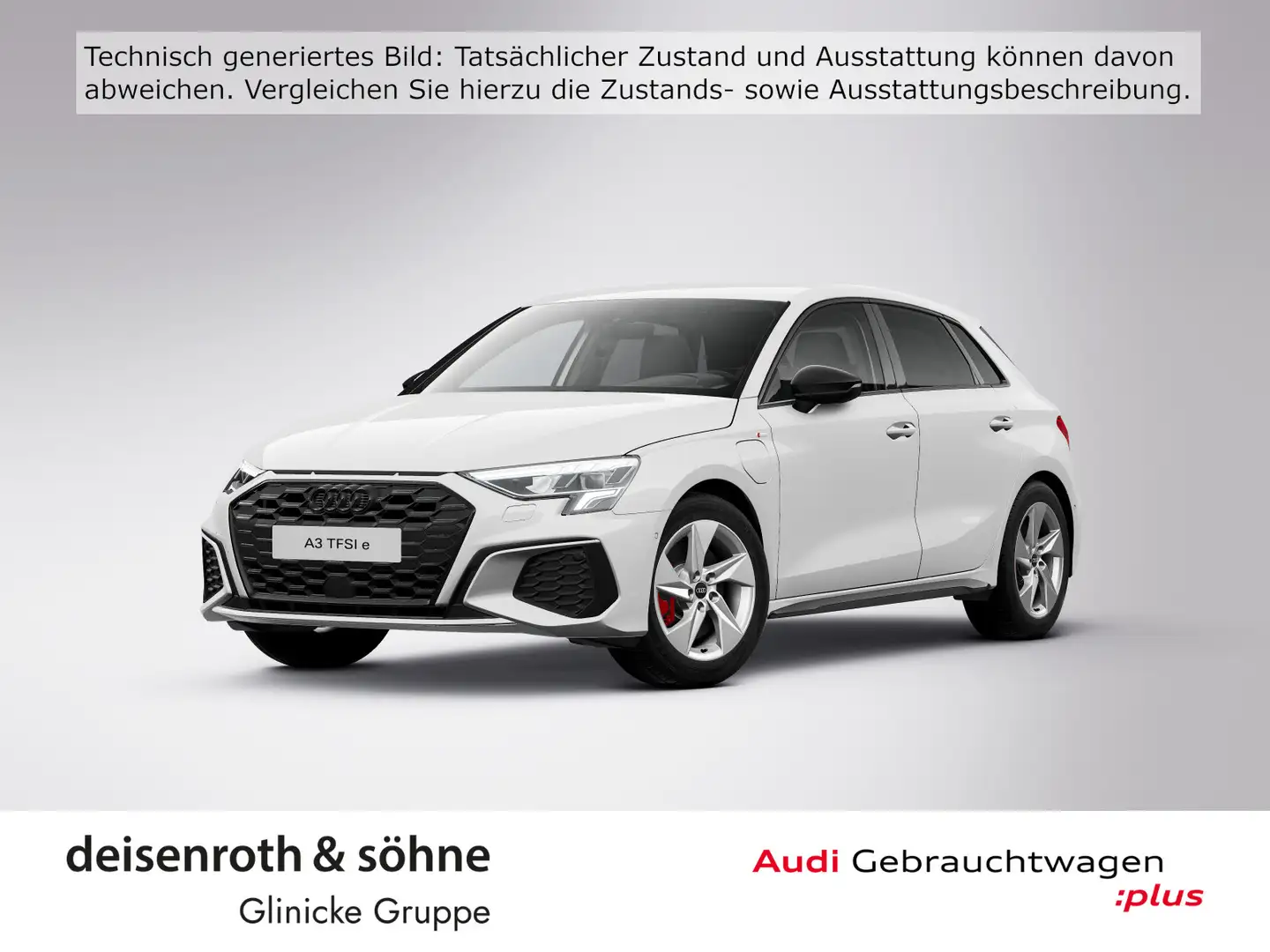 Audi A3 S line 45 TFSI e LED/ACC/Kam/ASI/MM Weiß - 1