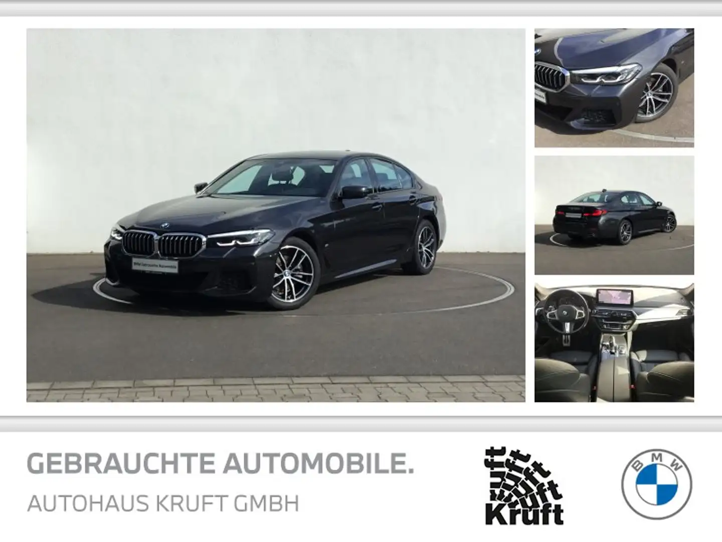 BMW 520 d M SPORT+LCPROF+STANDHZ+KAMERA+AMBIENT Gris - 1