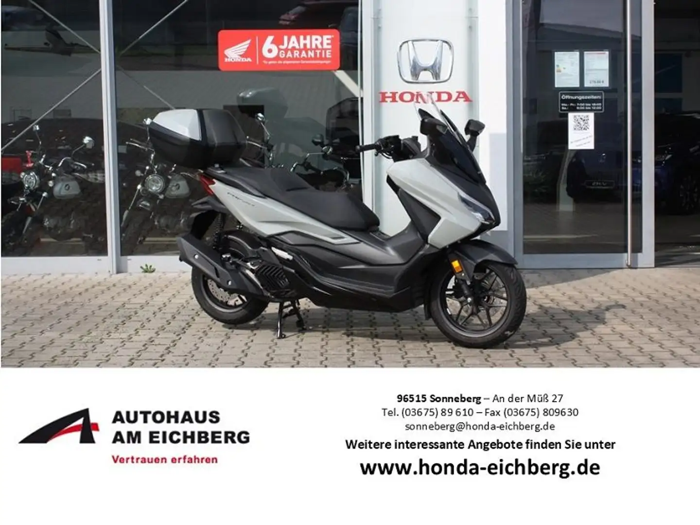 Honda Forza 125 mit Smart Top Case-Deal Days Gris - 1