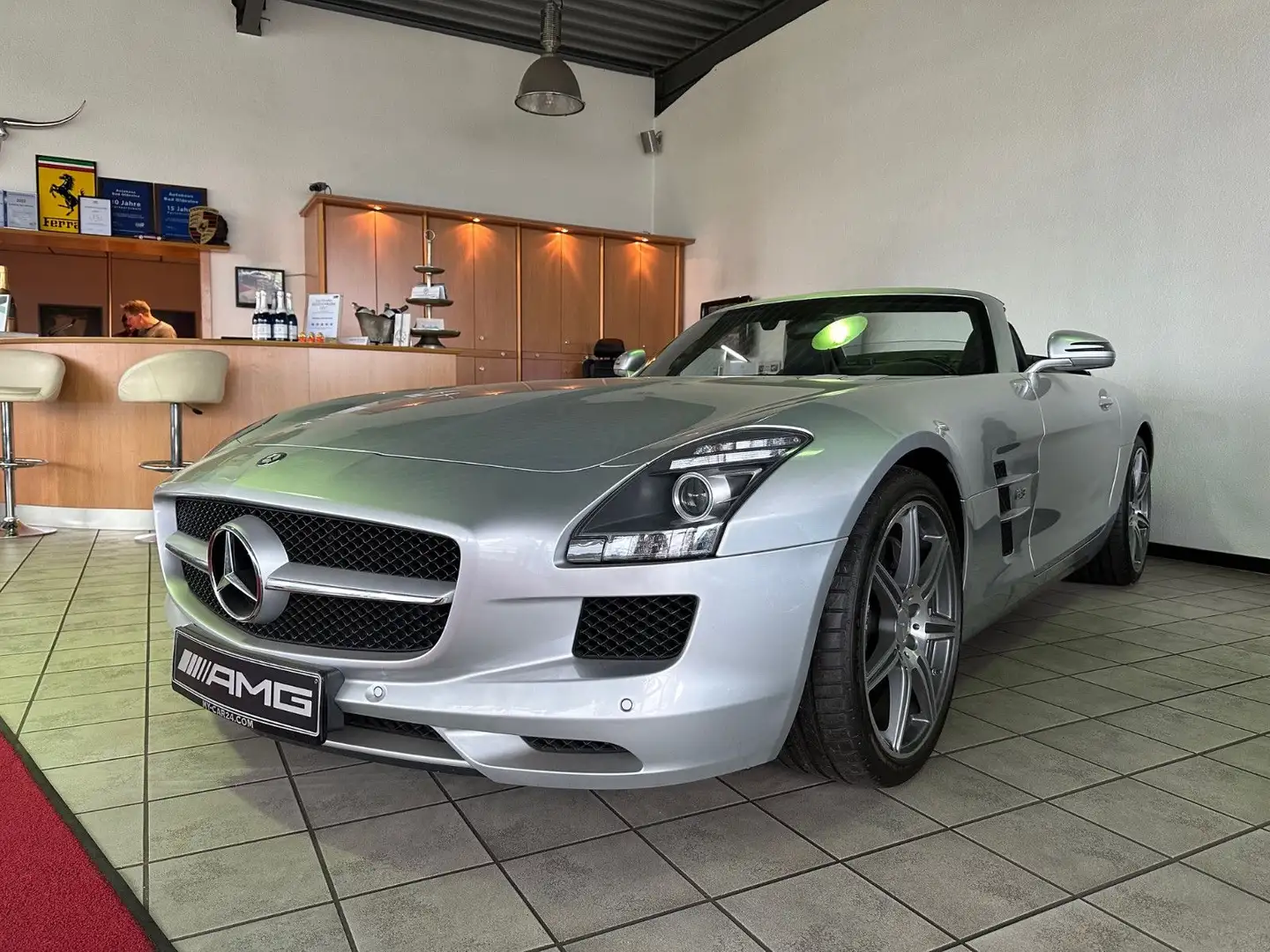 Mercedes-Benz SLS Roadster*Deutsches Fahrzeug* Silber - 1