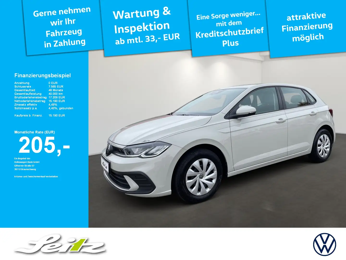 Volkswagen Polo VI 1.0 Life *LED*PDC*SITZH*KLIMA* Gris - 1