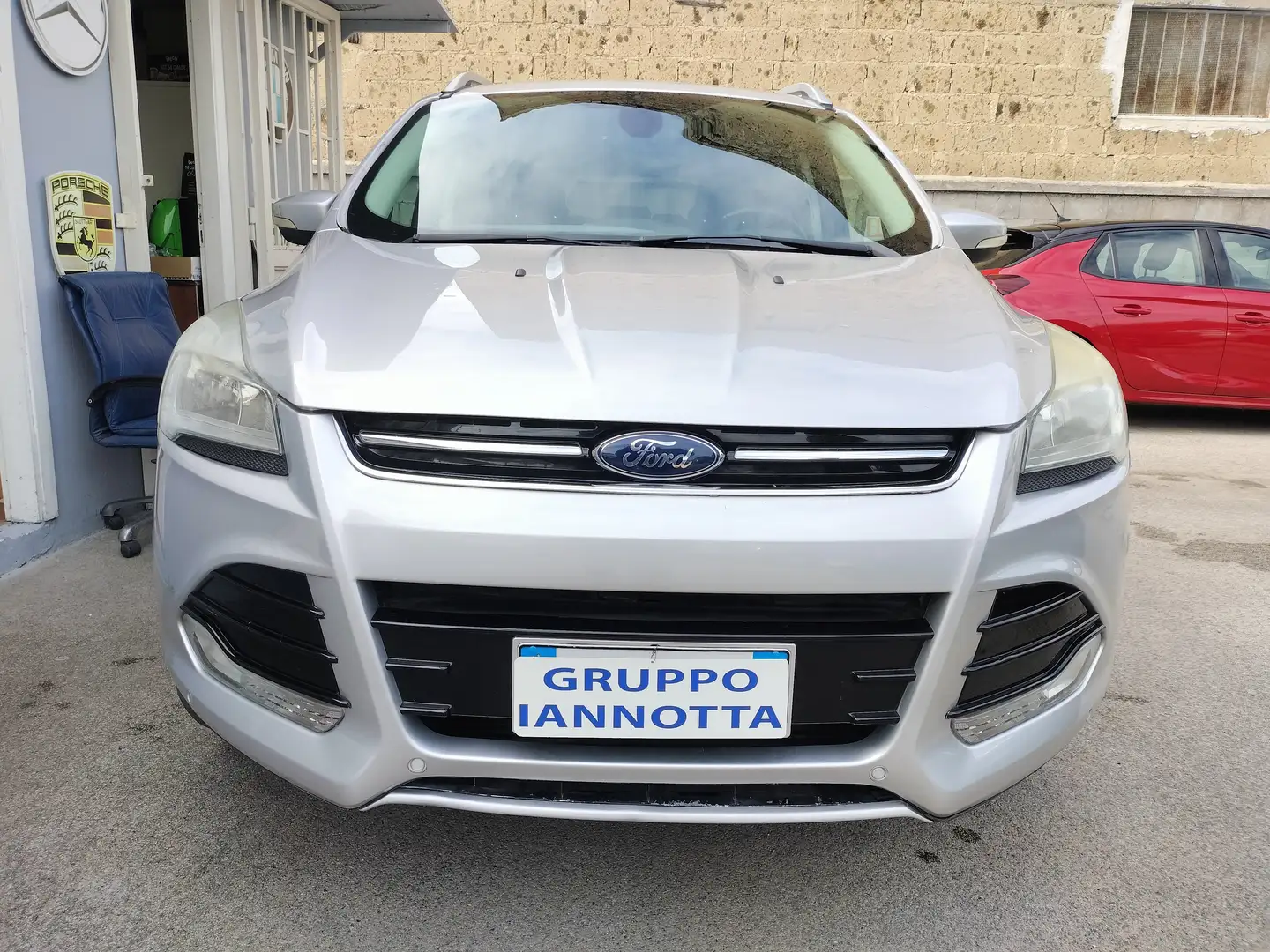 Ford Kuga 2.0 TDCI 4wd 163 C.V. CAMBIO AUTOMATICO KM 136723 Grigio - 1