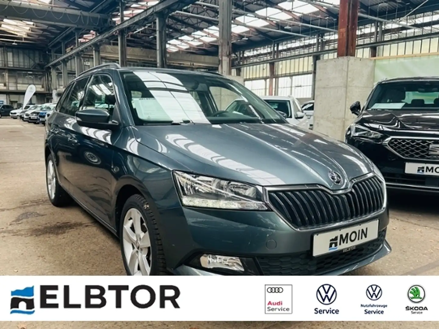 Skoda Fabia III Combi 1.0 MPI 55kW Cool Plus Klima ABS Blueto Silber - 1