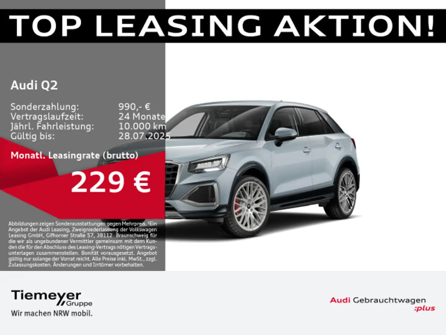 Audi Q2 35 TFSI ADVANCED SONOS AHK VC+ LM19 Gris - 1