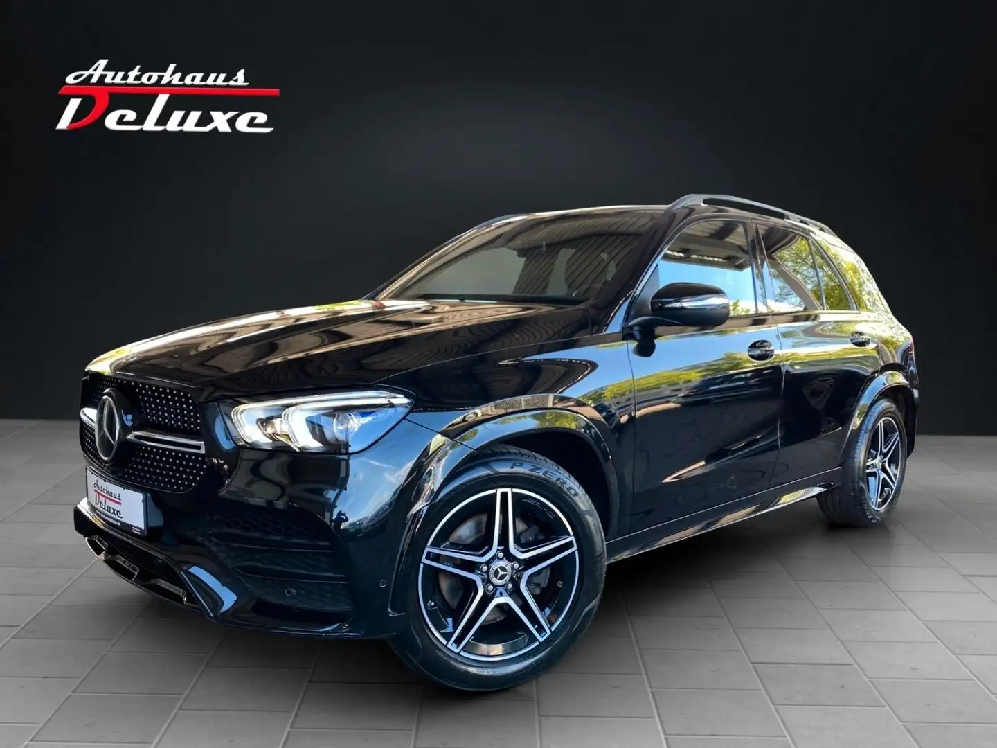 Mercedes-Benz GLE 350 d 4M AMG-LINE NAVI-KAMERA-PANORAMA-AHK Schwarz - 1