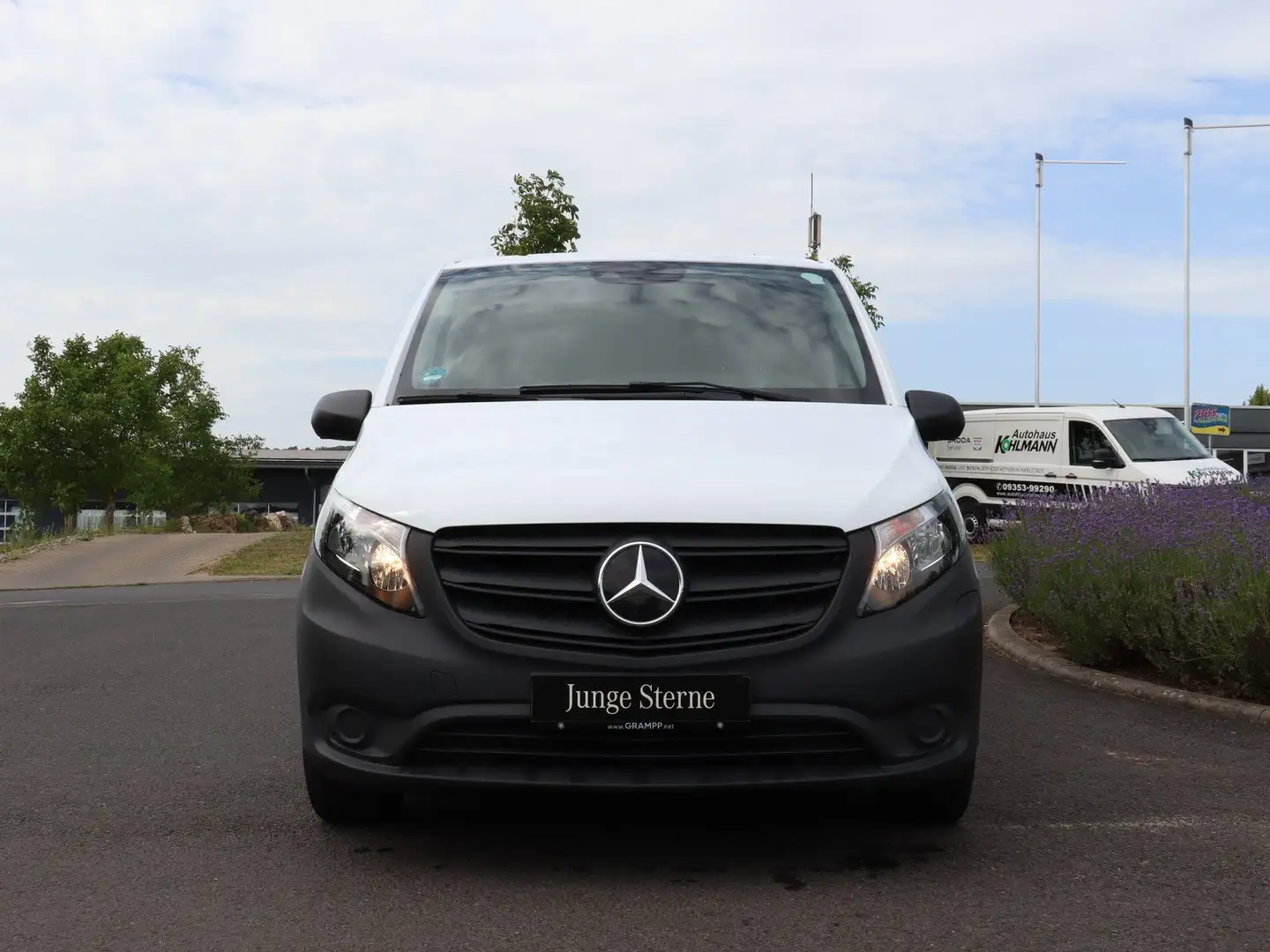Mercedes-Benz Vito 112 KA lang 60kWh TEMPOMAT*NAVI*RFK*3Sitze Blanc - 2