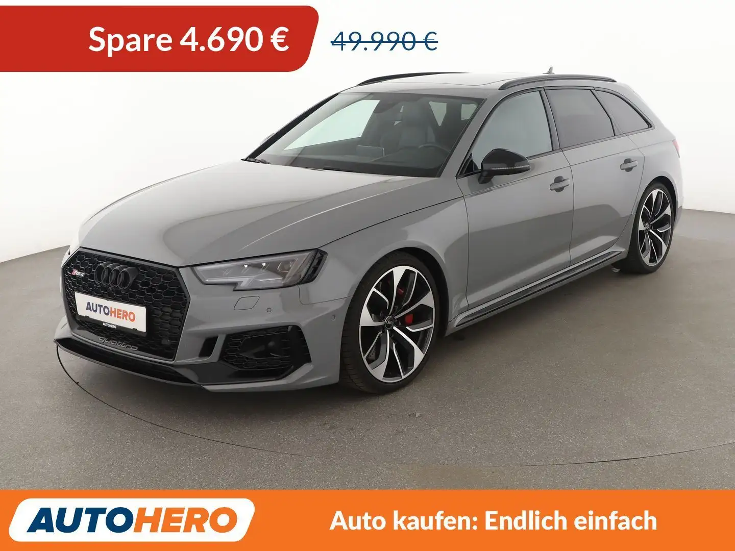 Audi RS4 2.9 V6 TFSI quattro Aut.*MATRIX*B&O*360CAM*PANO* Grau - 1