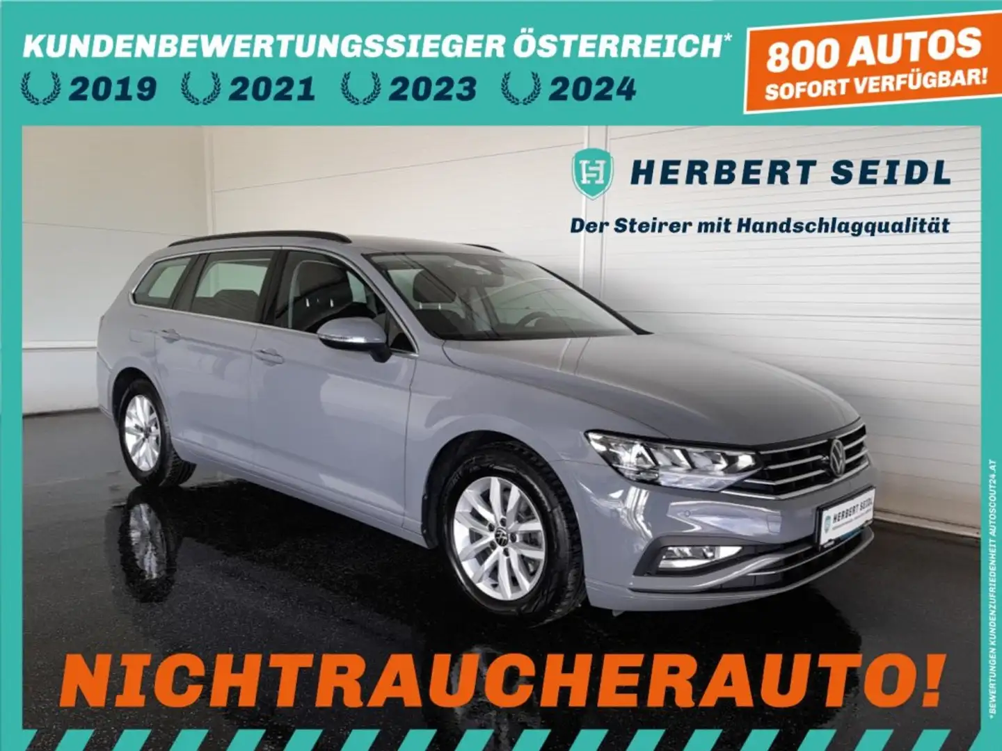 Volkswagen Passat Variant BUSINESS 2,0 TDI DSG *VOLL-LED / NAVI / AHV & KAMERA / ACC / SPORT MASSAGESITZ / TRAVEL ASSIST* Grau - 1