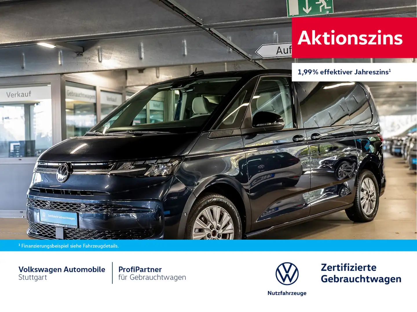 Volkswagen T7 Multivan Life KÜ DSG 2.0 TDI Euro 6e  LED Navi Blau - 1