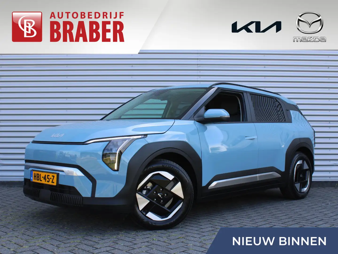 Kia EV3 Plus 81.4 kWh | Trekhaak | Stoel-/stuurverwarming Blauw - 1