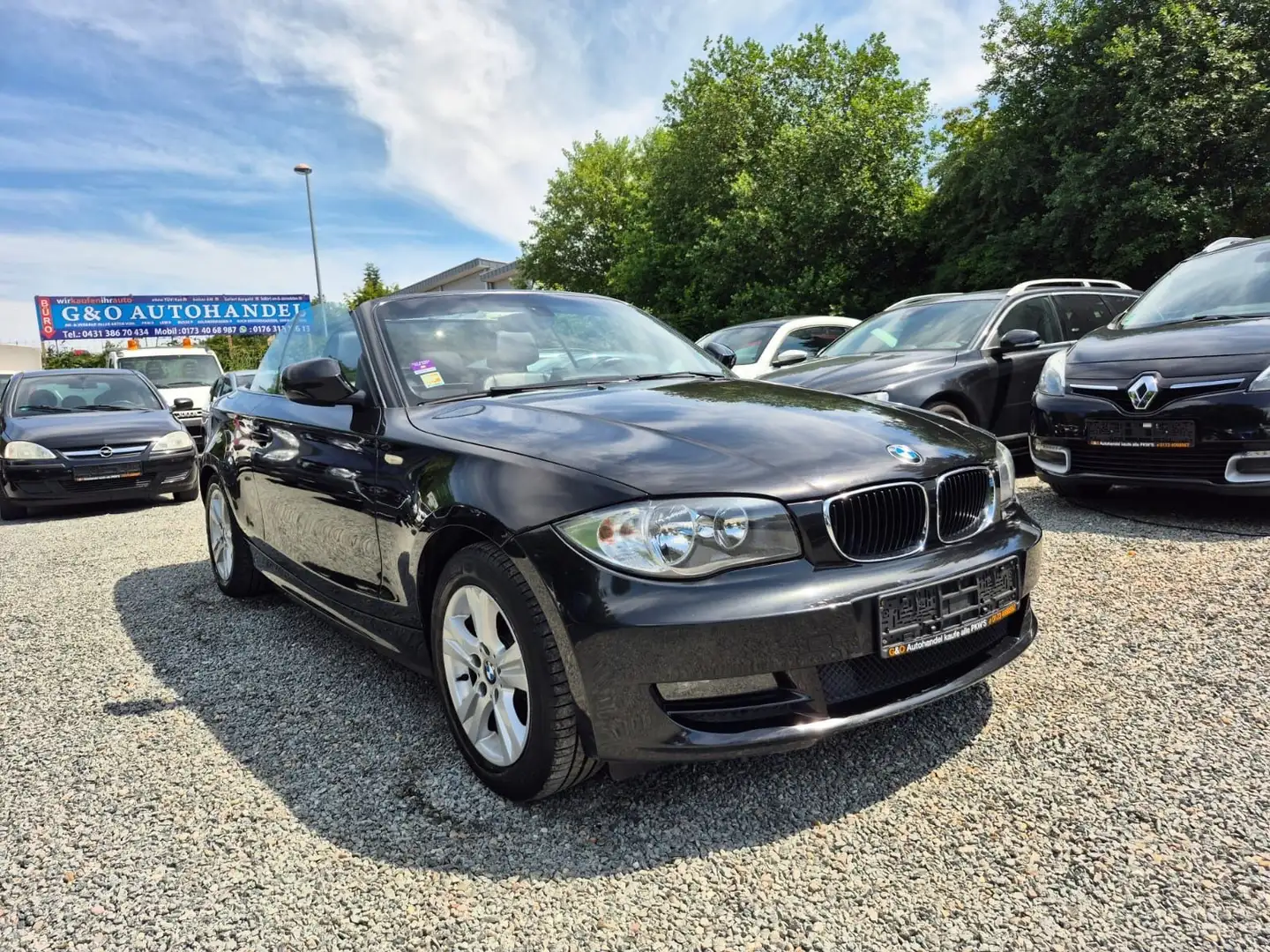 BMW 118 Baureihe 1 Cabrio*Automatik*TÜV NEU* Schwarz - 2