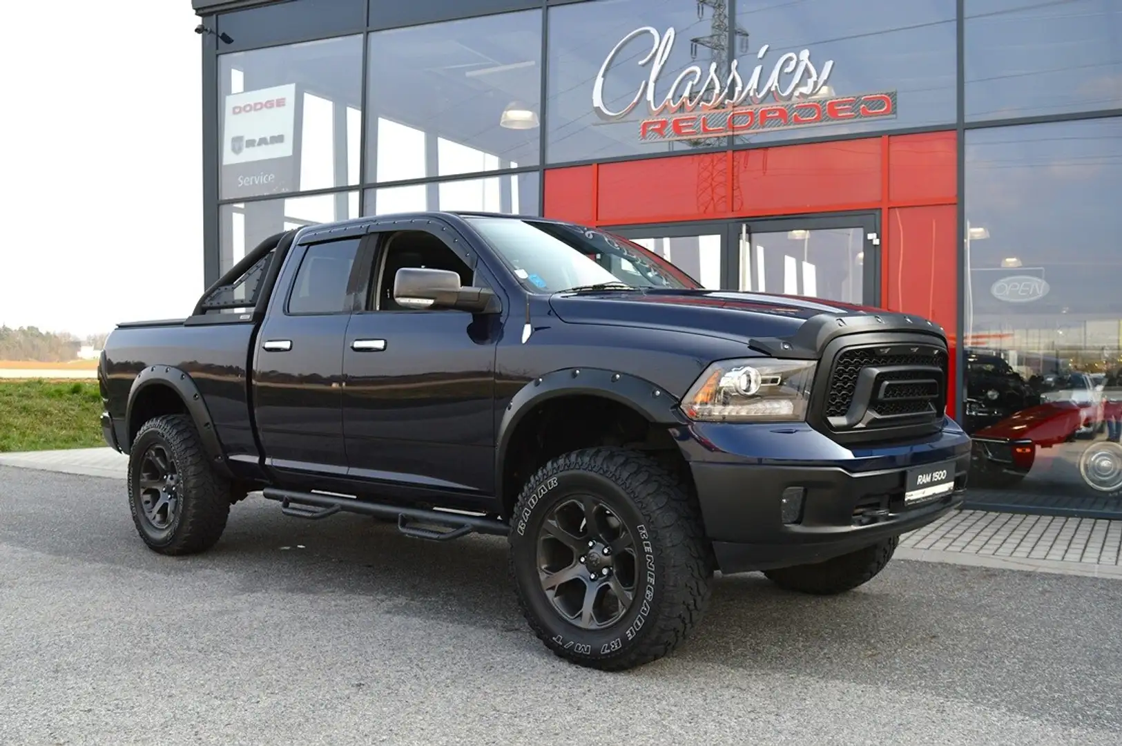 Dodge RAM Laramie Quad Cab 6" Lift Blau - 2