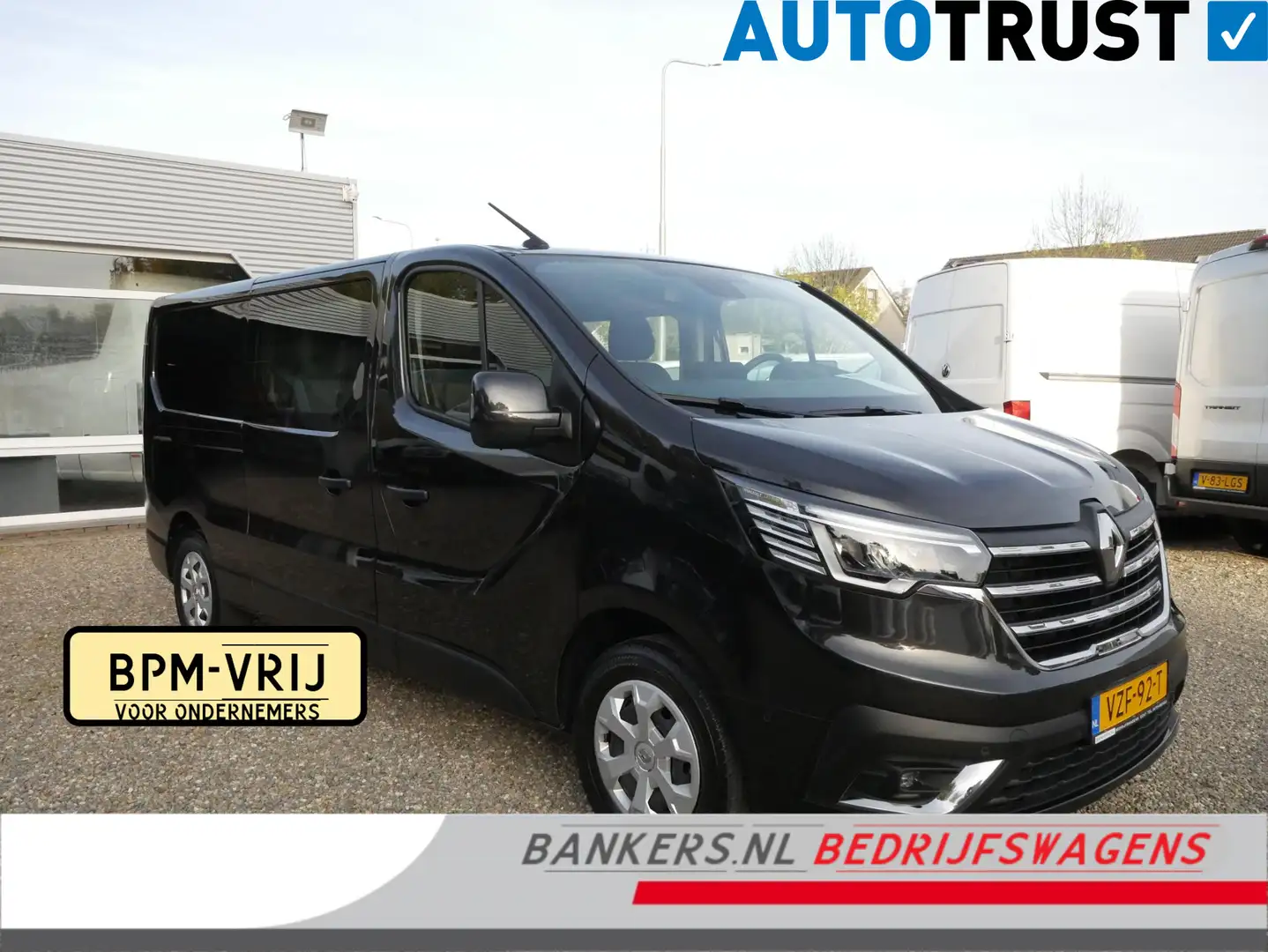 Renault Trafic 2.0 Blue dCi 130PK, L2H1, Dubbel cabine, Airco Zwart - 1
