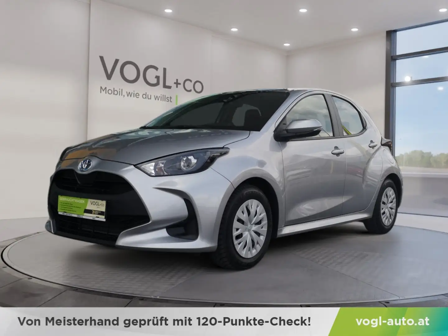 Toyota Yaris Hybrid 1,5 VVT-i Lounge Aut. Grau - 1
