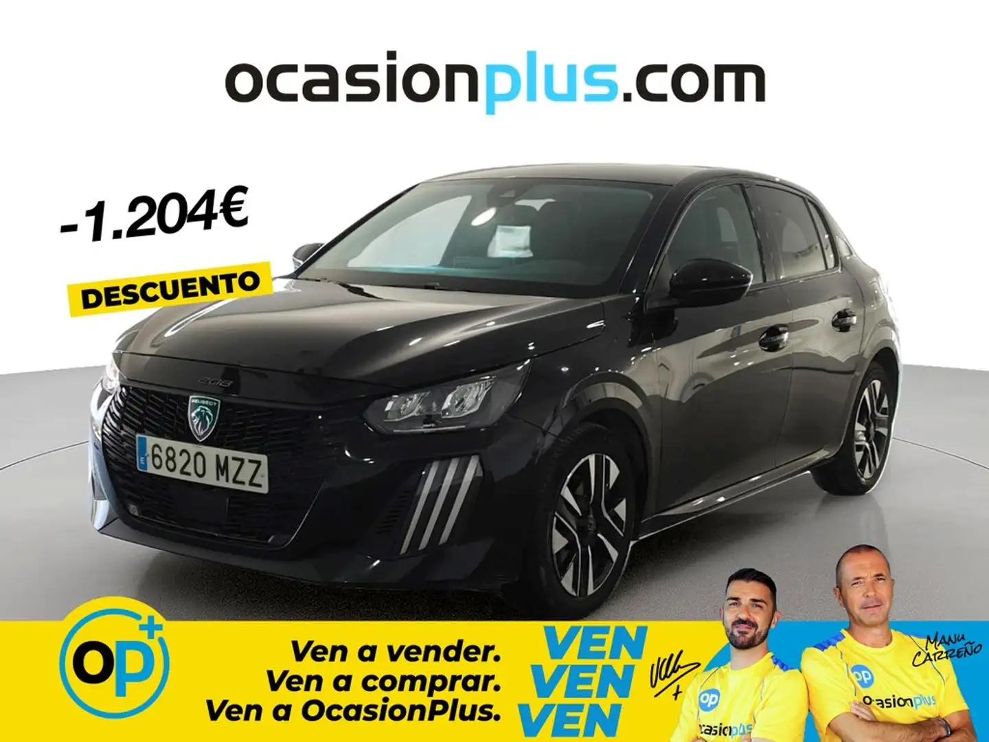 Peugeot 208 1.2 Puretech S&S Allure 100 Negro - 1
