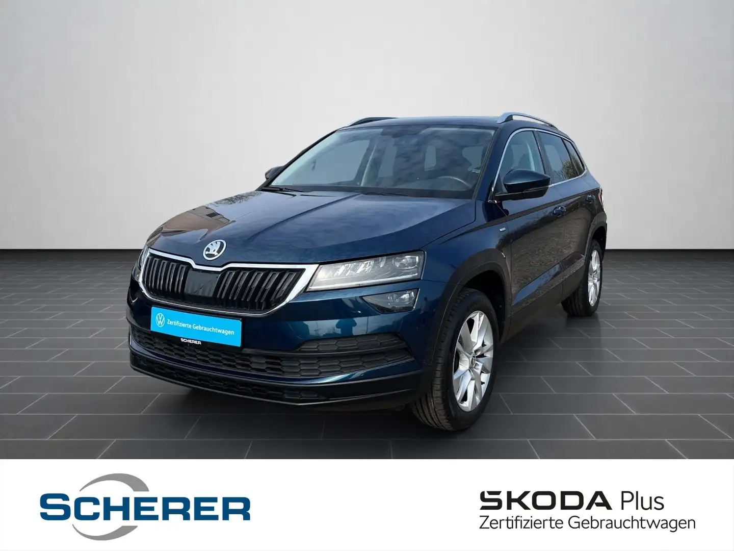 Skoda Karoq 1.5 TSI DSG Clever Navi+App+LED+Climatr+Si Blau - 1