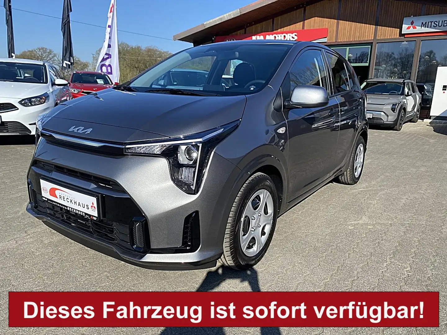 Kia Picanto PE2 1.0 MT EDITION 7 Klima Navi Rückfahrkamera Grau - 2