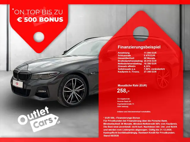 BMW 320 e Touring M-Sport LENKRADHZG+Laser+NAVI+Pano