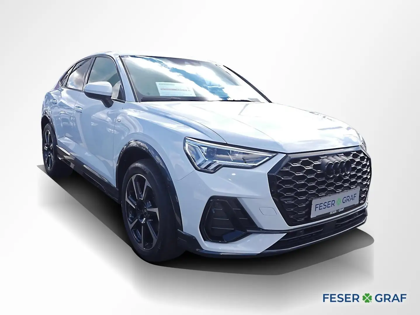Audi Q3 Sportback 35 TDI S line ACC AHK LED Navi RüKa Weiß - 2