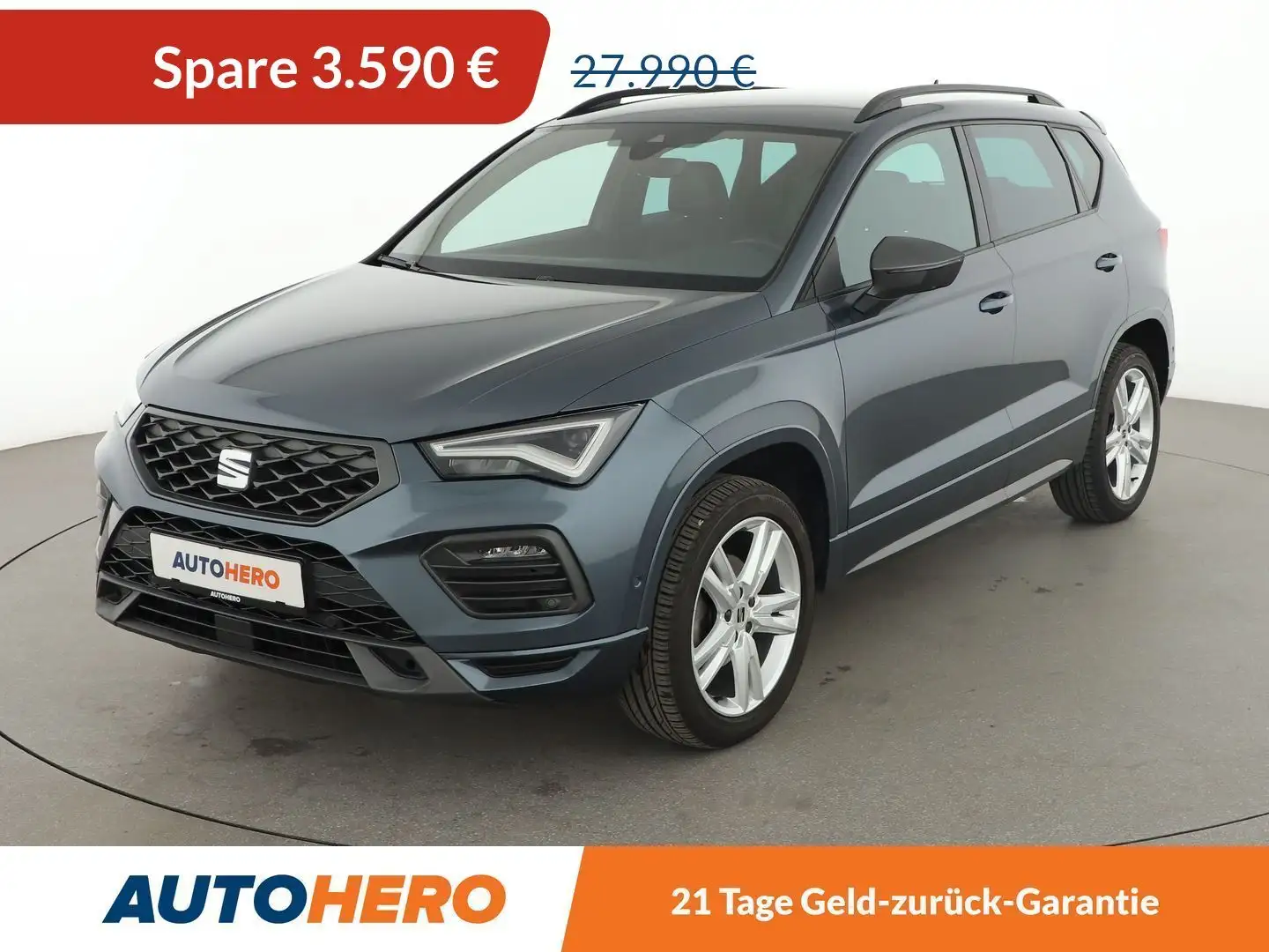 SEAT Ateca 1.5 TSI ACT FR Aut.*BEATS*NAVI*ACC*CAM*LED*VC* Grau - 1