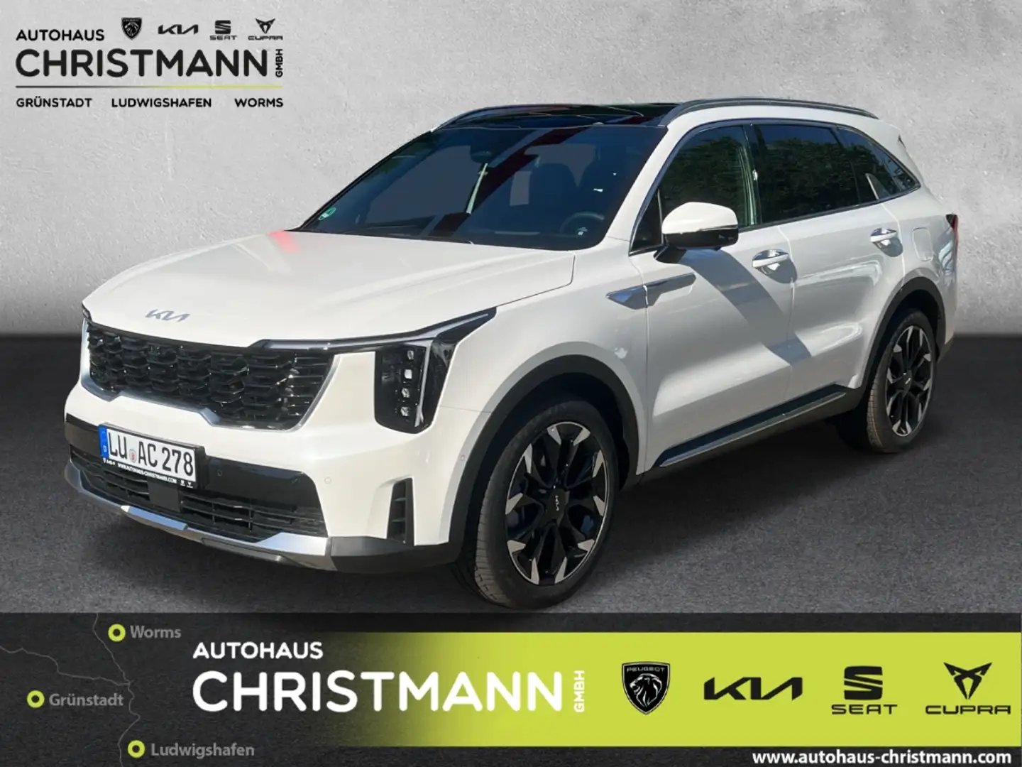Kia Sorento PLATINUM PE 4WD 2.2 CRDi *PREMIUM-PAKET*PANORAMADA Weiß - 1