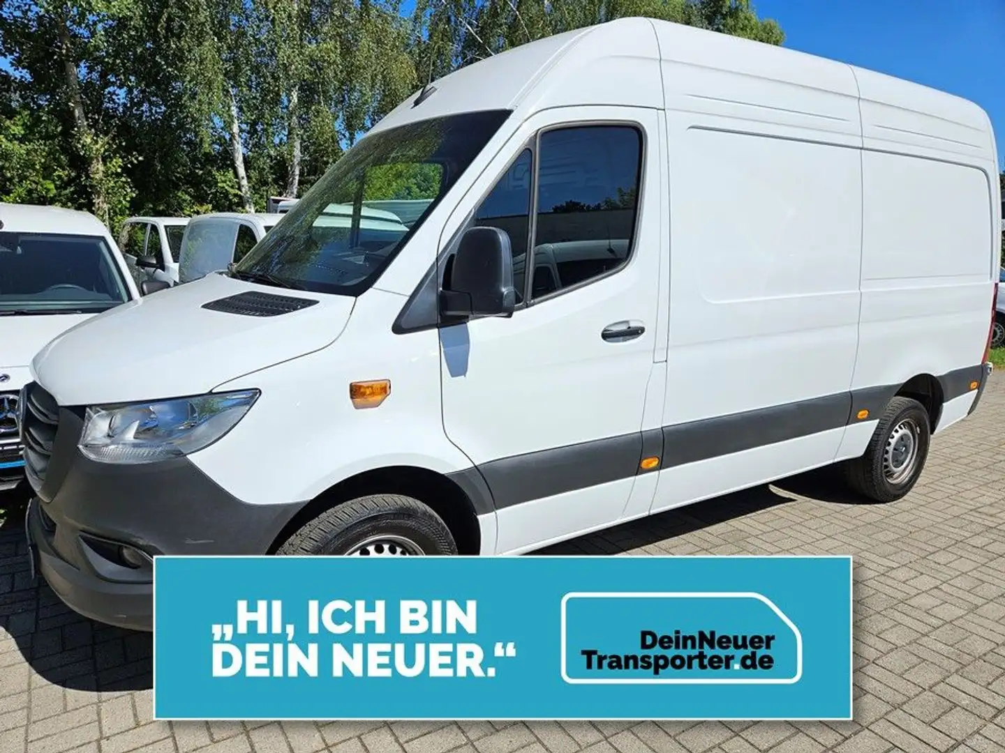 Mercedes-Benz Sprinter 317 CDI L2H2 FACELIFT|9G|KEINE SCHÄDEN Blanc - 1