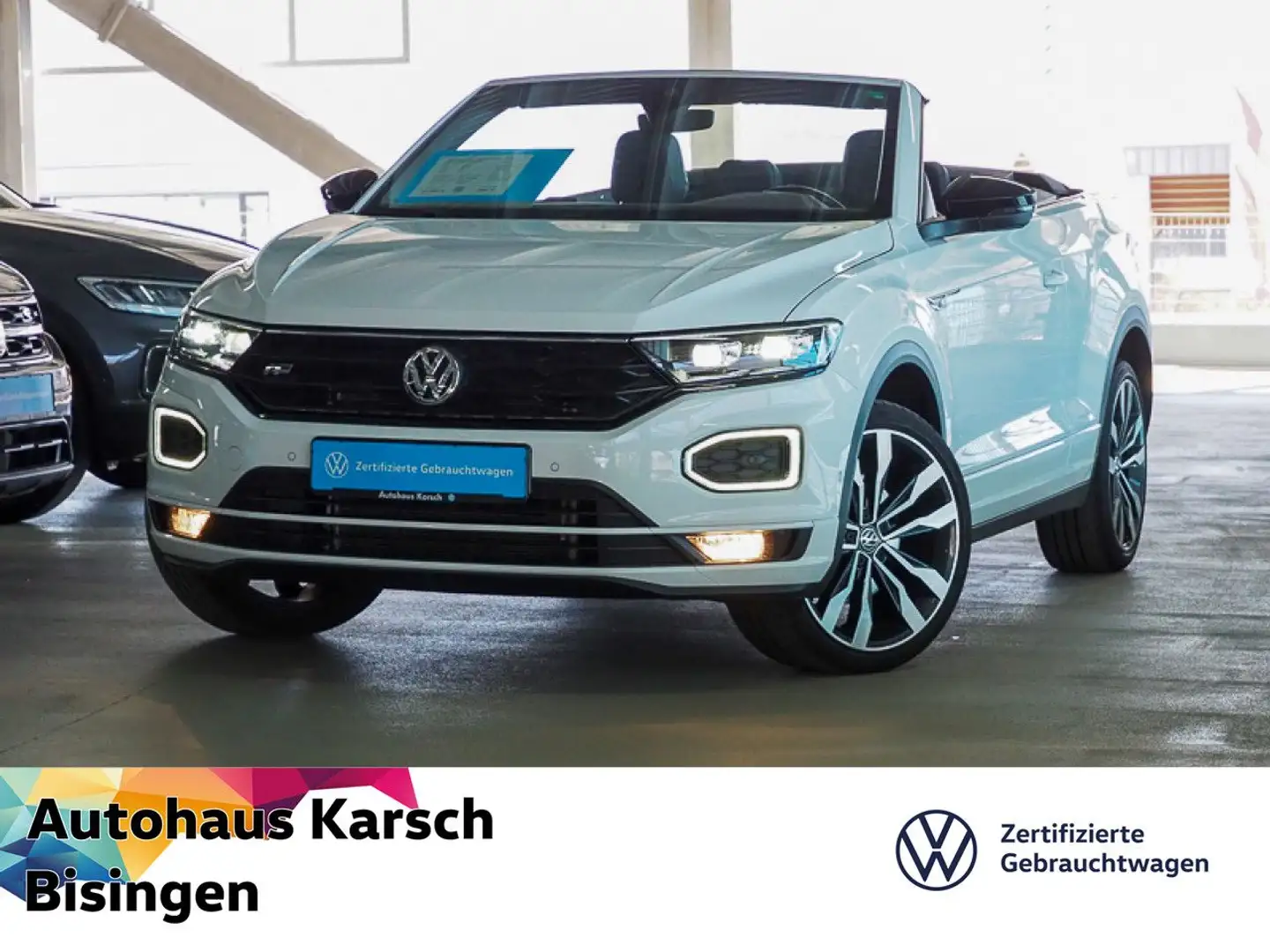 Volkswagen T-Roc Cabriolet 1.5 TSI DSG R-Line LEDER, AHK, LED Blanco - 1