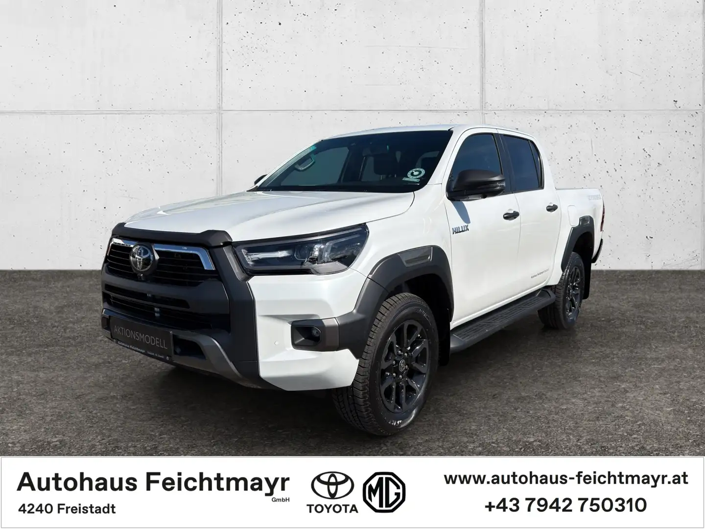 Toyota Hilux DK 2,8 D-4D 4WD /6A. Invincible Mild Hybrid 4t. Weiß - 1