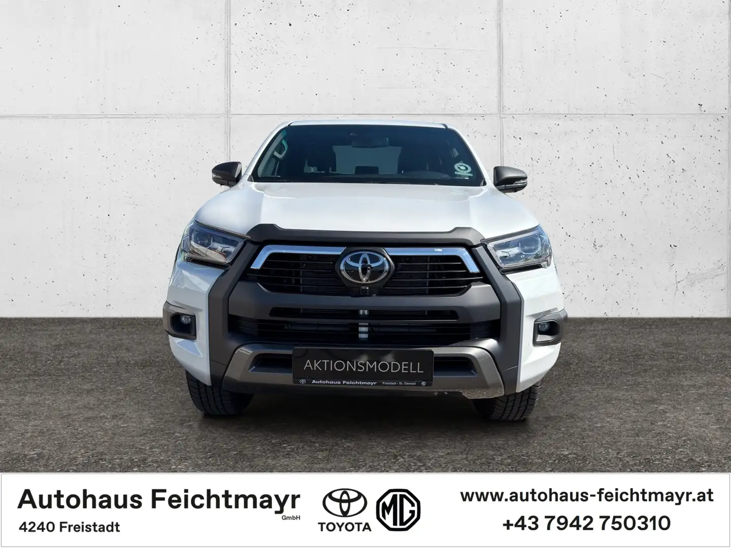 Toyota Hilux DK 2,8 D-4D 4WD /6A. Invincible Mild Hybrid 4t. Weiß - 2