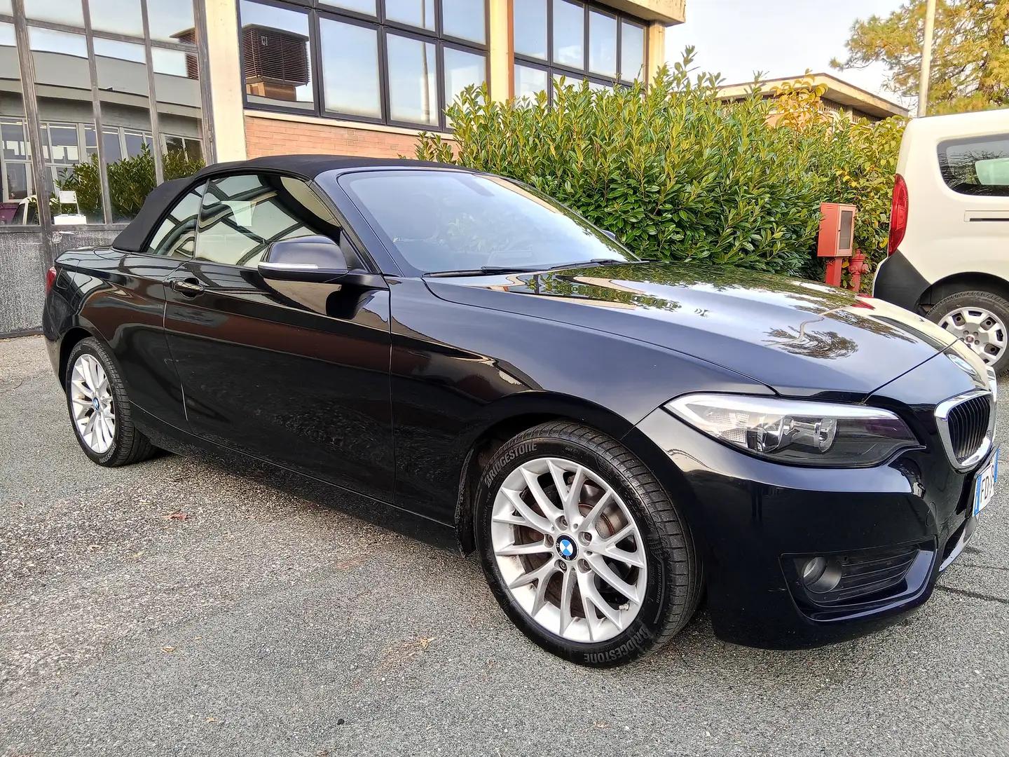 BMW 218 Serie 2 F23 Cabrio 218d Cabrio Advantage auto Nero - 2