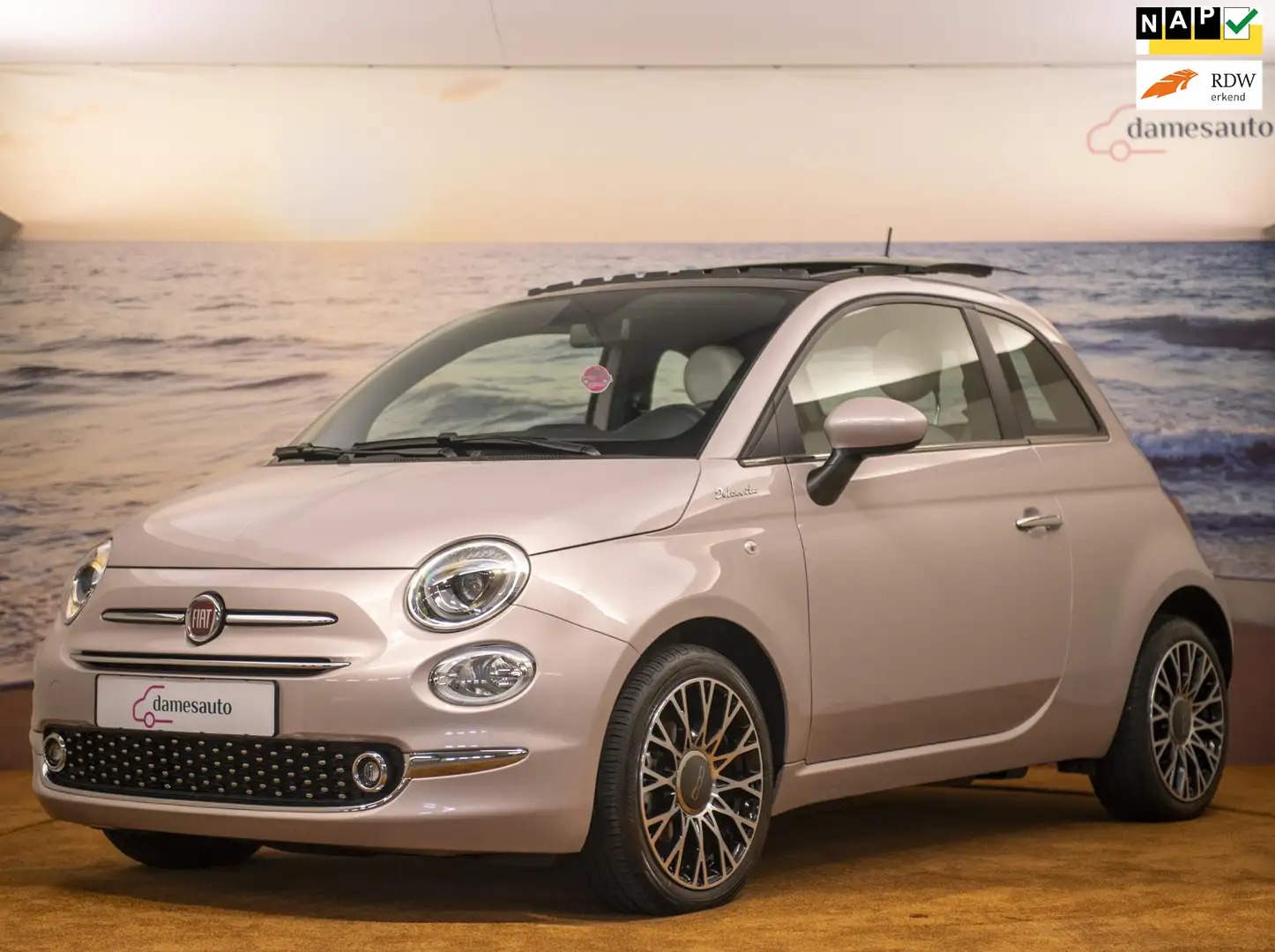 Fiat 500 1.0 Hybrid Dolcevita Rosè, NAP, Garantie, Apple ca - 1