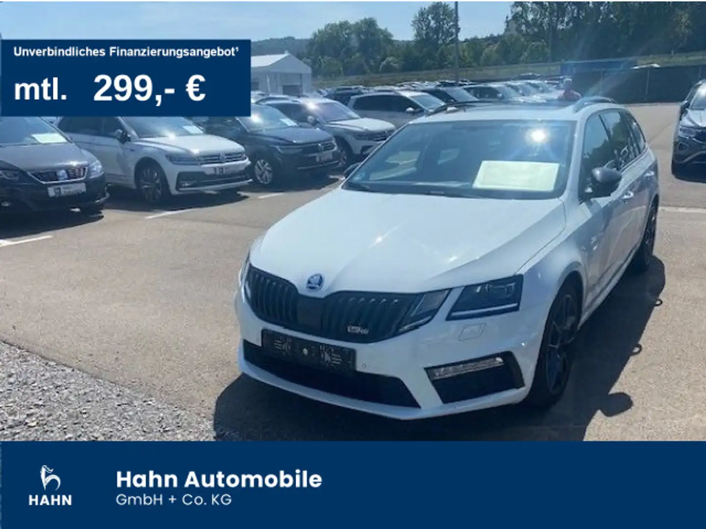 Skoda Octavia Combi 2.0 TSI DSG RS Navi Pano Kamera Weiß - 1
